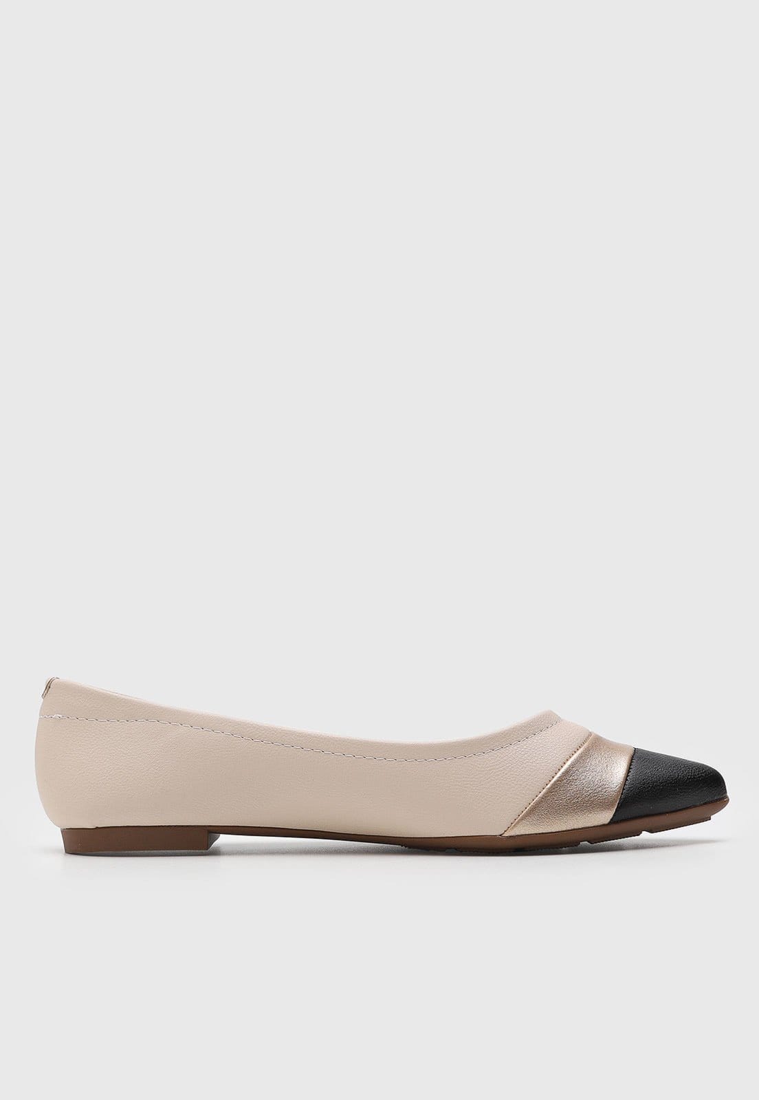 Vista 2 Sapatilha Feminina Modare Ponteira MODARE bege