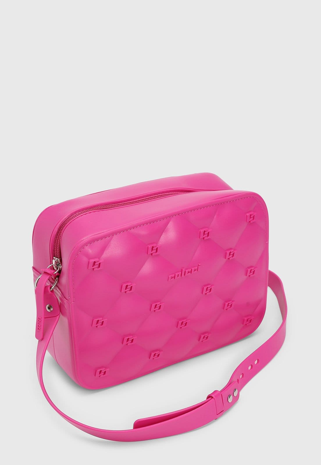 Vista 2 Bolsa Feminina Colcci Média Matelassê Colcci rosa