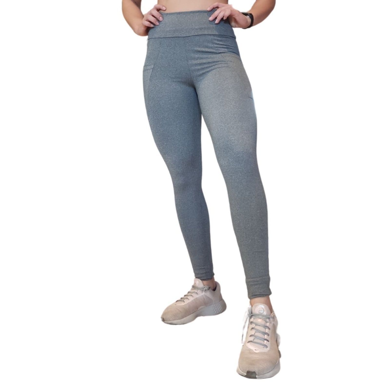 Calça Legging Heide Ribeiro Bolso Mescla