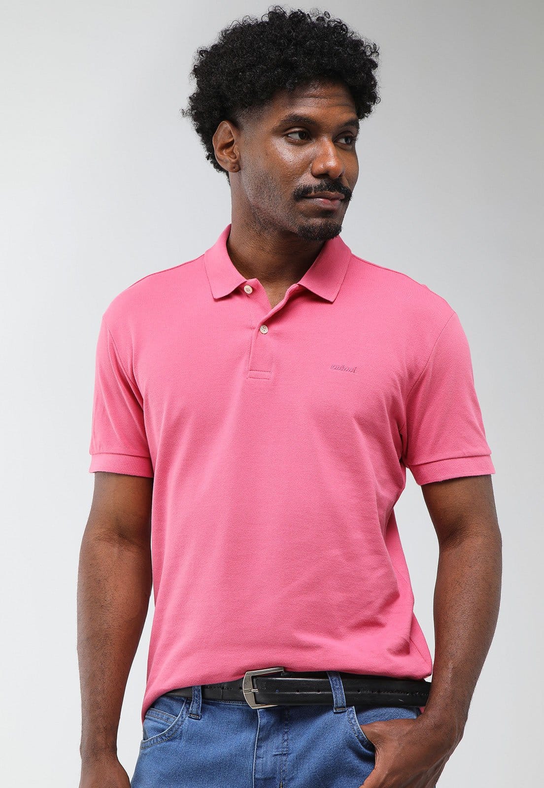Camisa Polo Masculina Colcci Logo Bordado