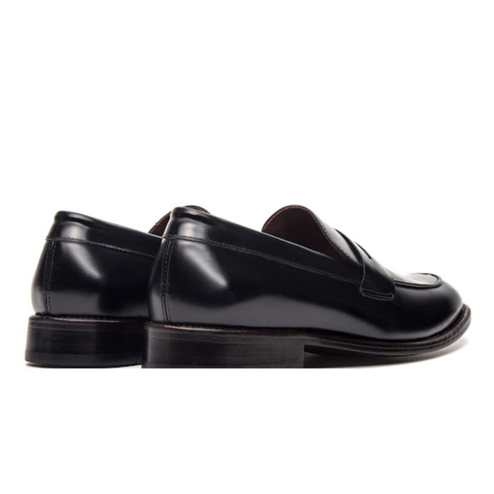 Vista 2 Sapato Masculino Social Anna Andrade Sola De Couro Clássico Mocassim Brogue Macio Anna Andrade preto