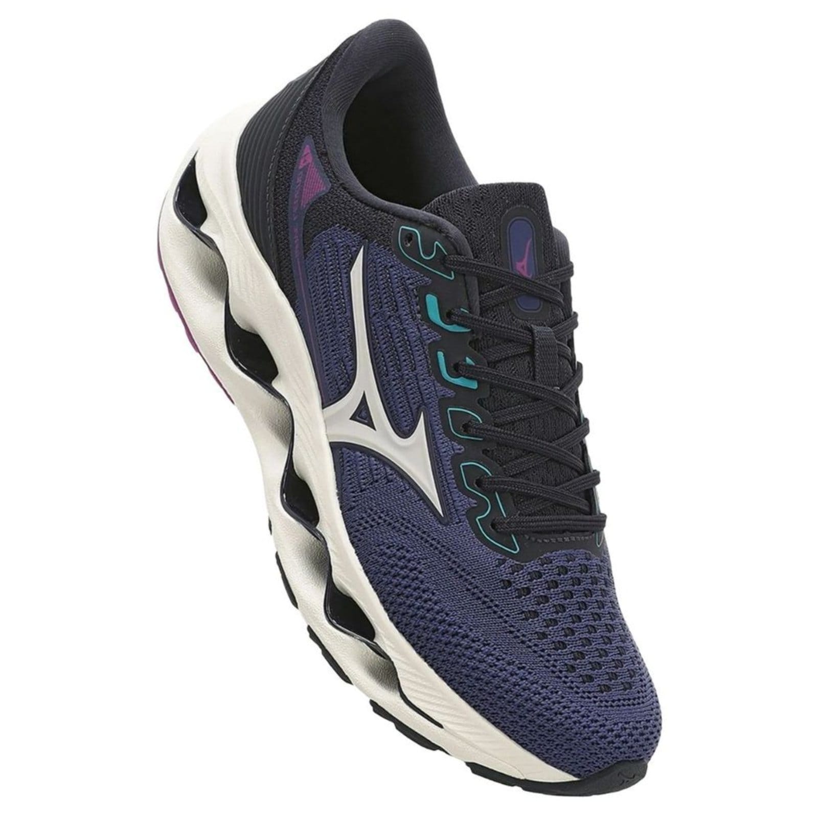 Vista 2 Tênis Corrida Feminino Mizuno Wave Legend 4 Mizuno azul