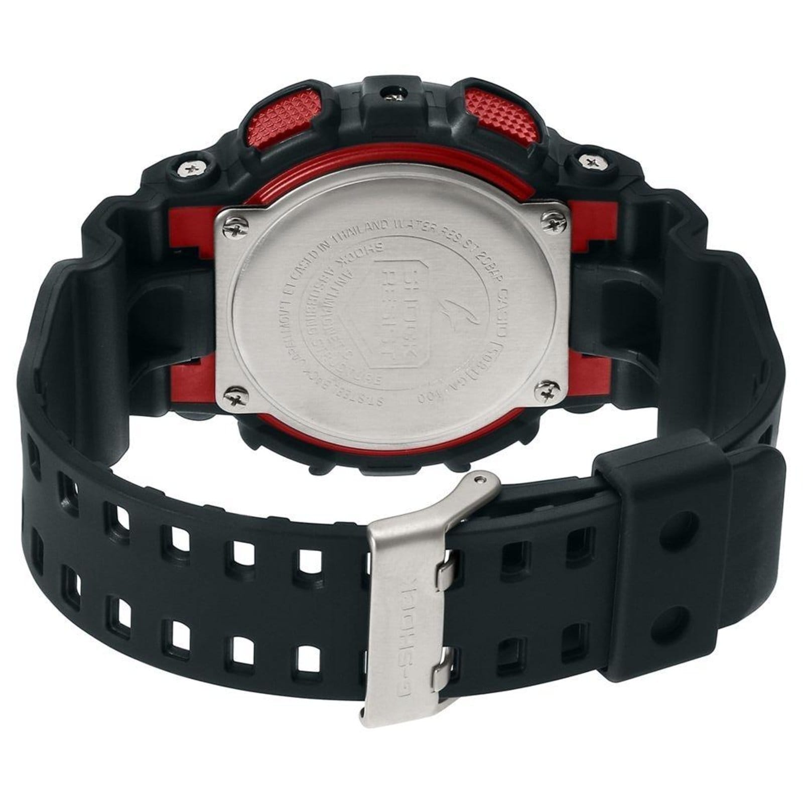 Relógio G-Shock GA-100-1A4DR Preto/Vermelho - 2