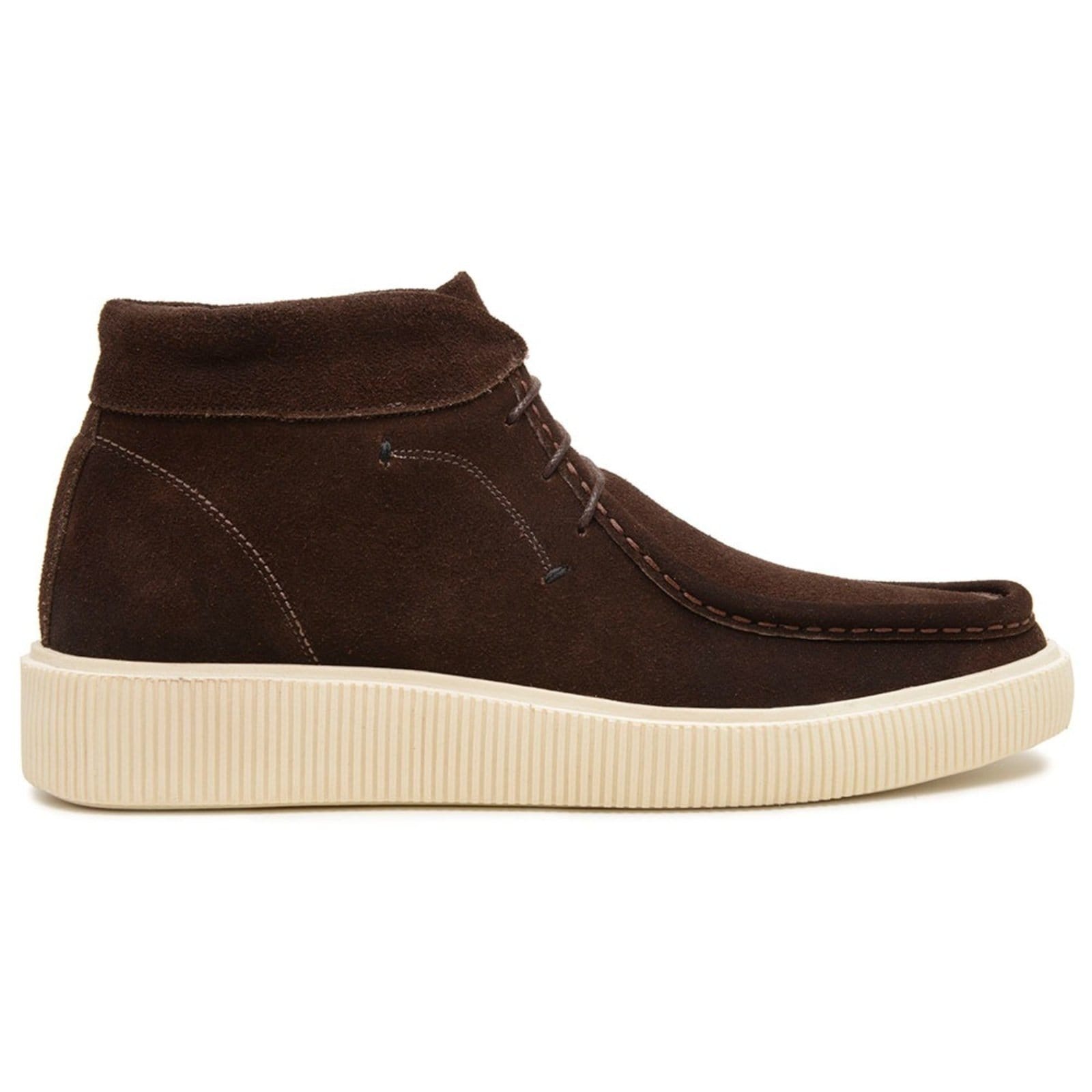 Vista 2 Sapato Masculino Canadian Veritimo Bota Couro Casual Urbana Derby Amarrar Confortável Veritimo café