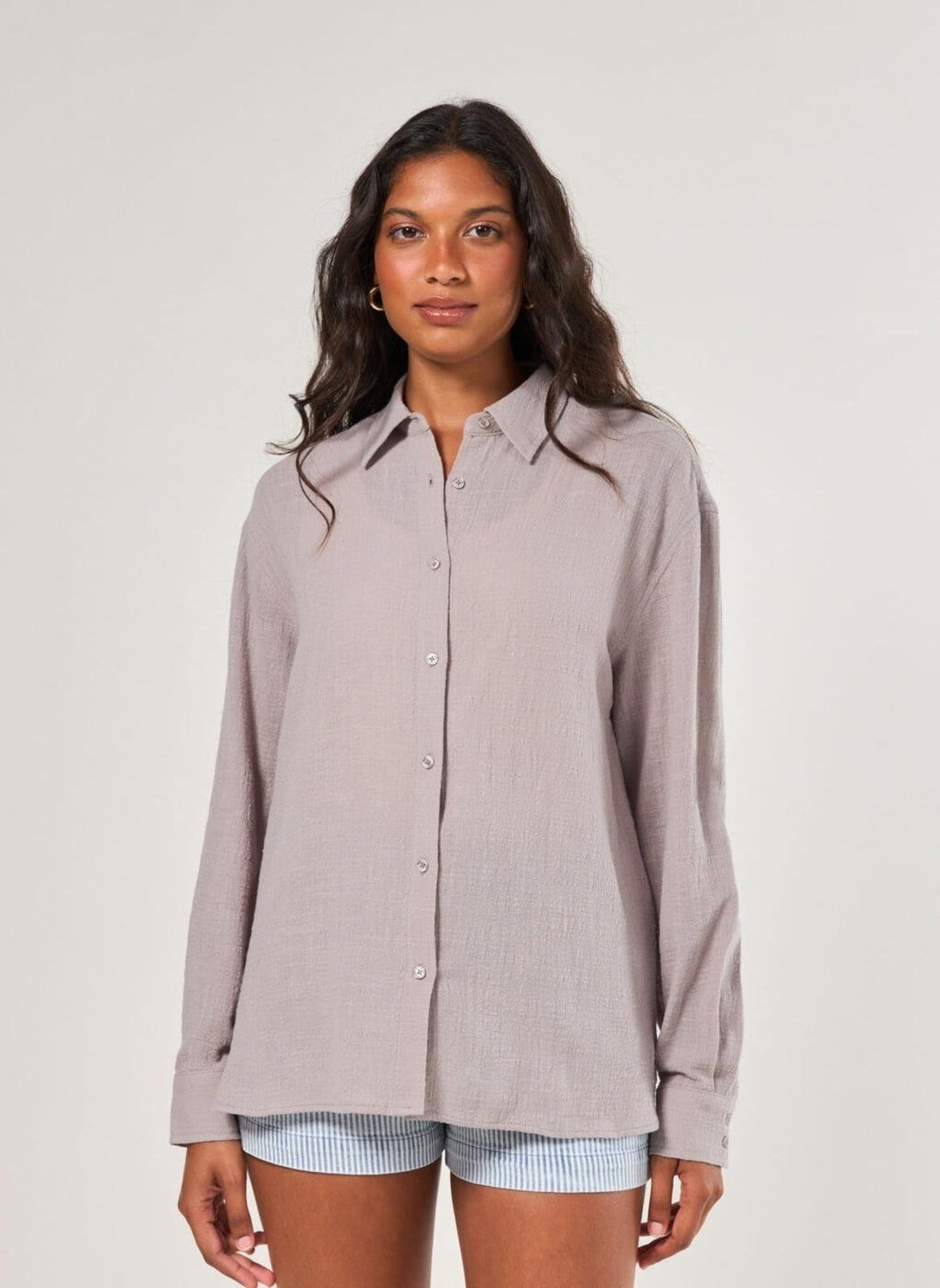 Camisa Manga Longa Oversized