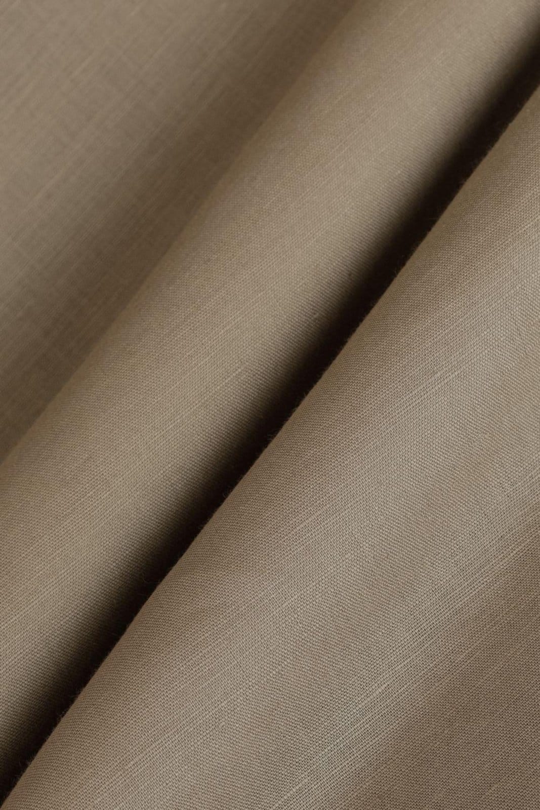 Vista 2 Camisa Aramis Aramis Manga Longa Regular Linho Caqui Aramis bege caqui