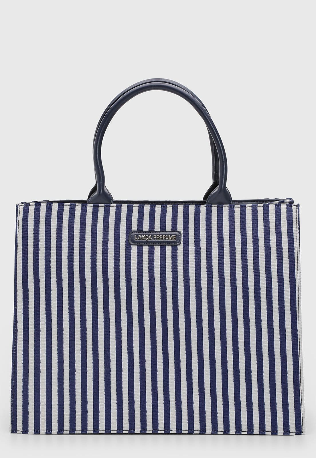 Bolsa Feminina Lança Perfume Listrada