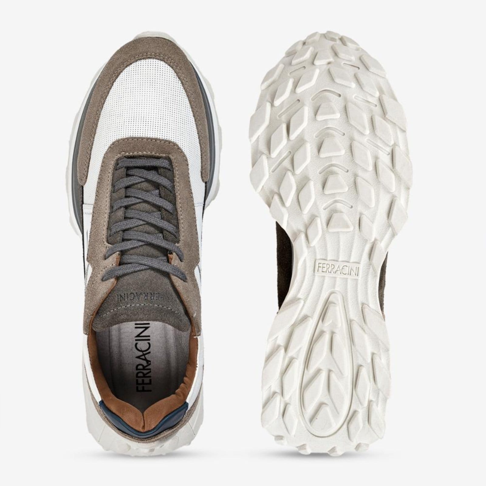 Vista 2 Sneaker Mid 9436-718C FERRACINI cinza