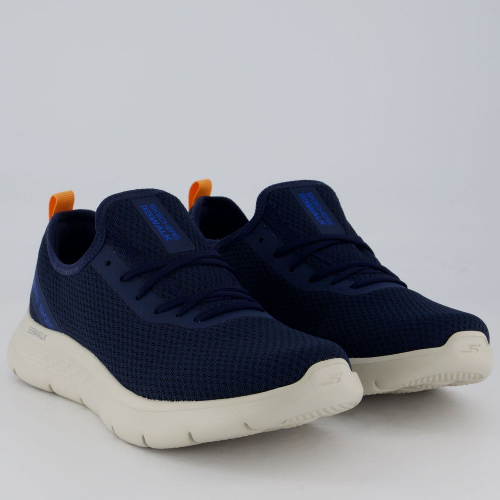 Vista 2 Tênis Skechers Go Walk Flex Azul Skechers azul marinho