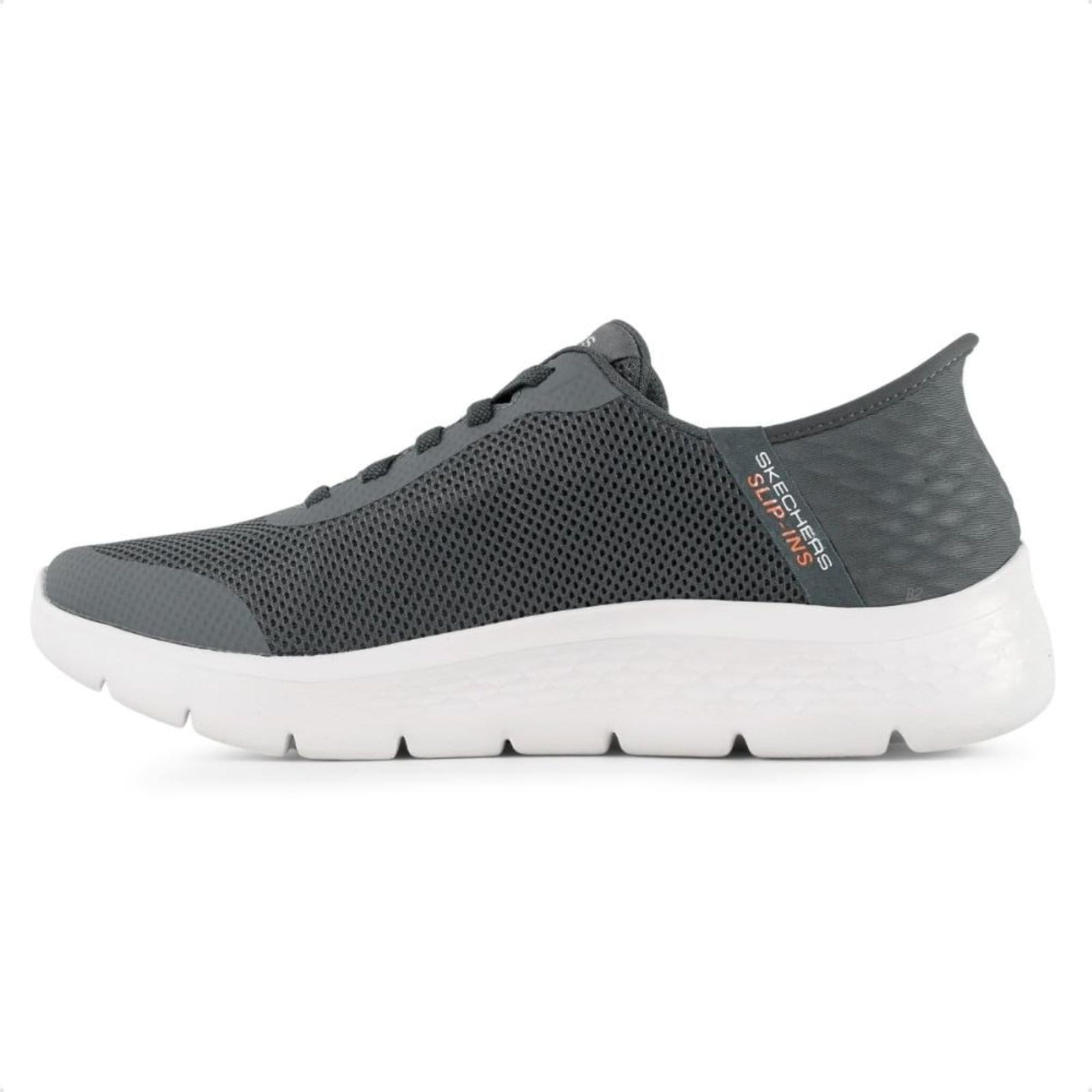 Vista 2 Tênis Skechers Go Walk Flex Hands Up Masculino Skechers cinza