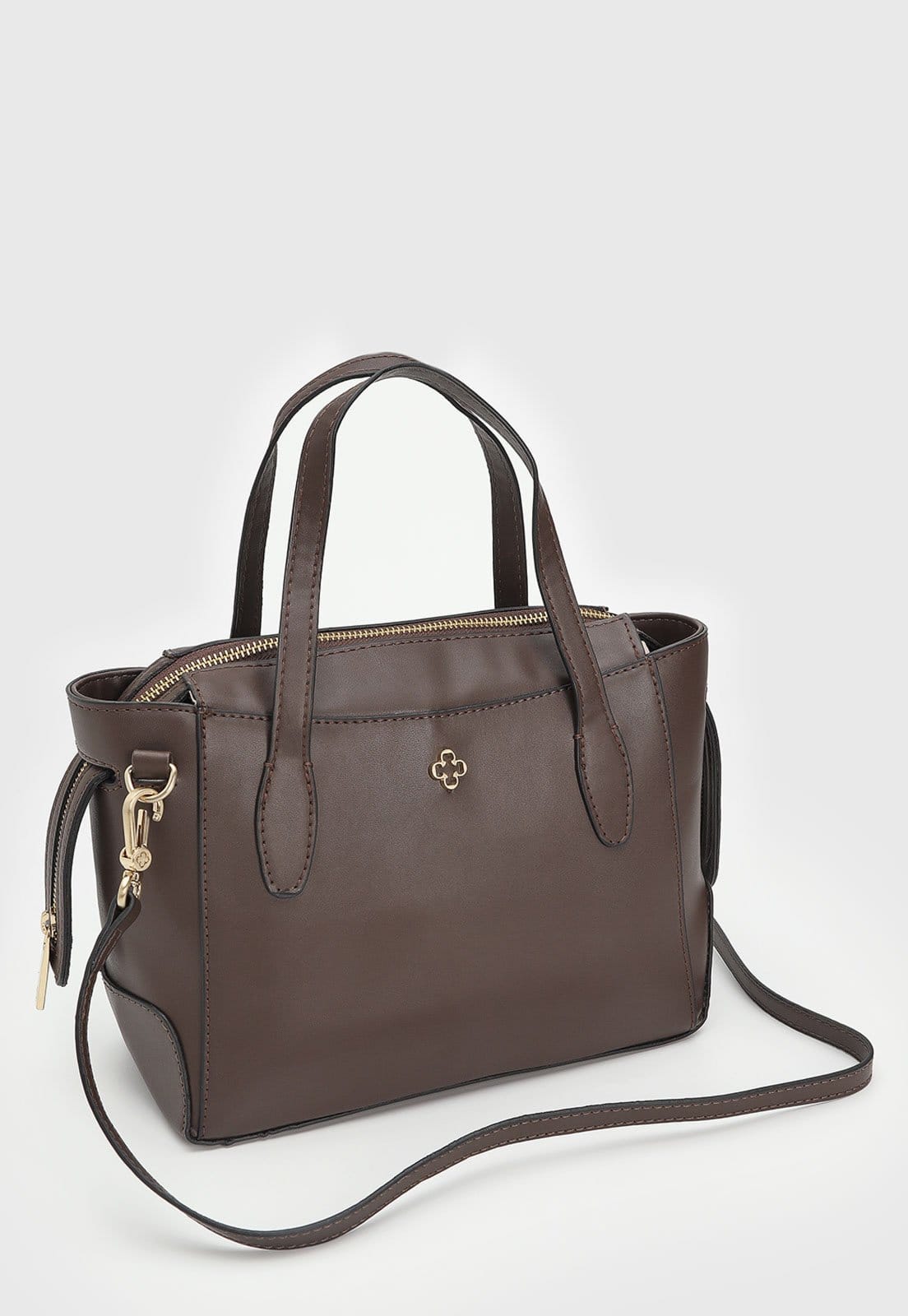 Vista 2 Bolsa Feminina Capodarte Alças Duplas Capodarte marrom