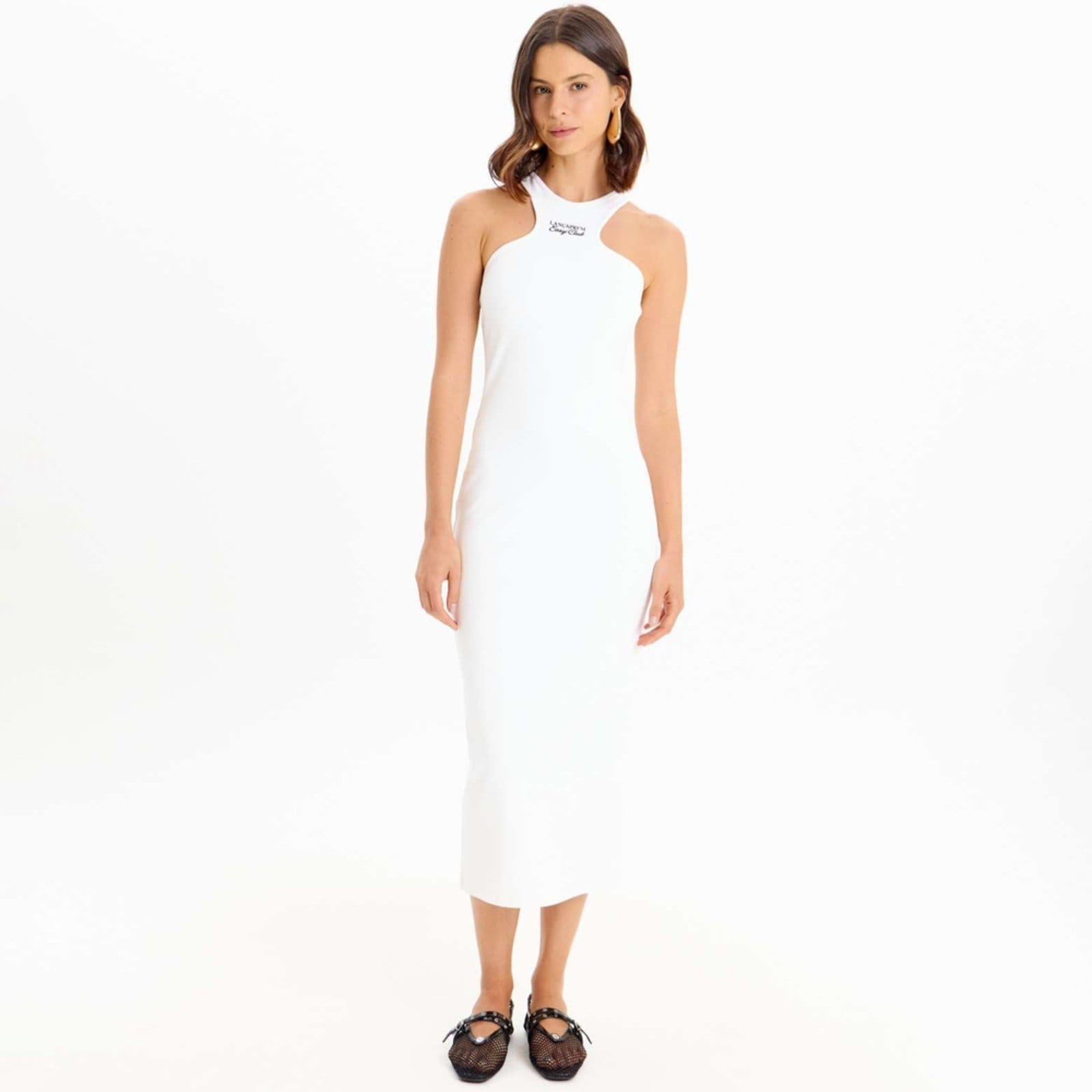 Vestido Super Mid Easy Lança Perfume In25 Off White Feminino