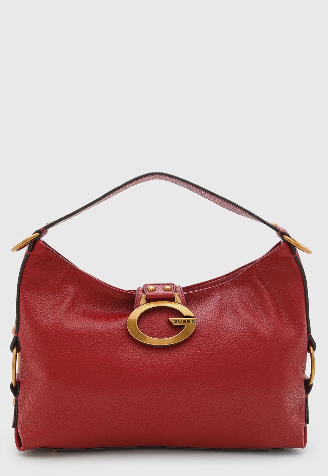 Bolsa Feminina Guess Grande Detalhe G Vermelha