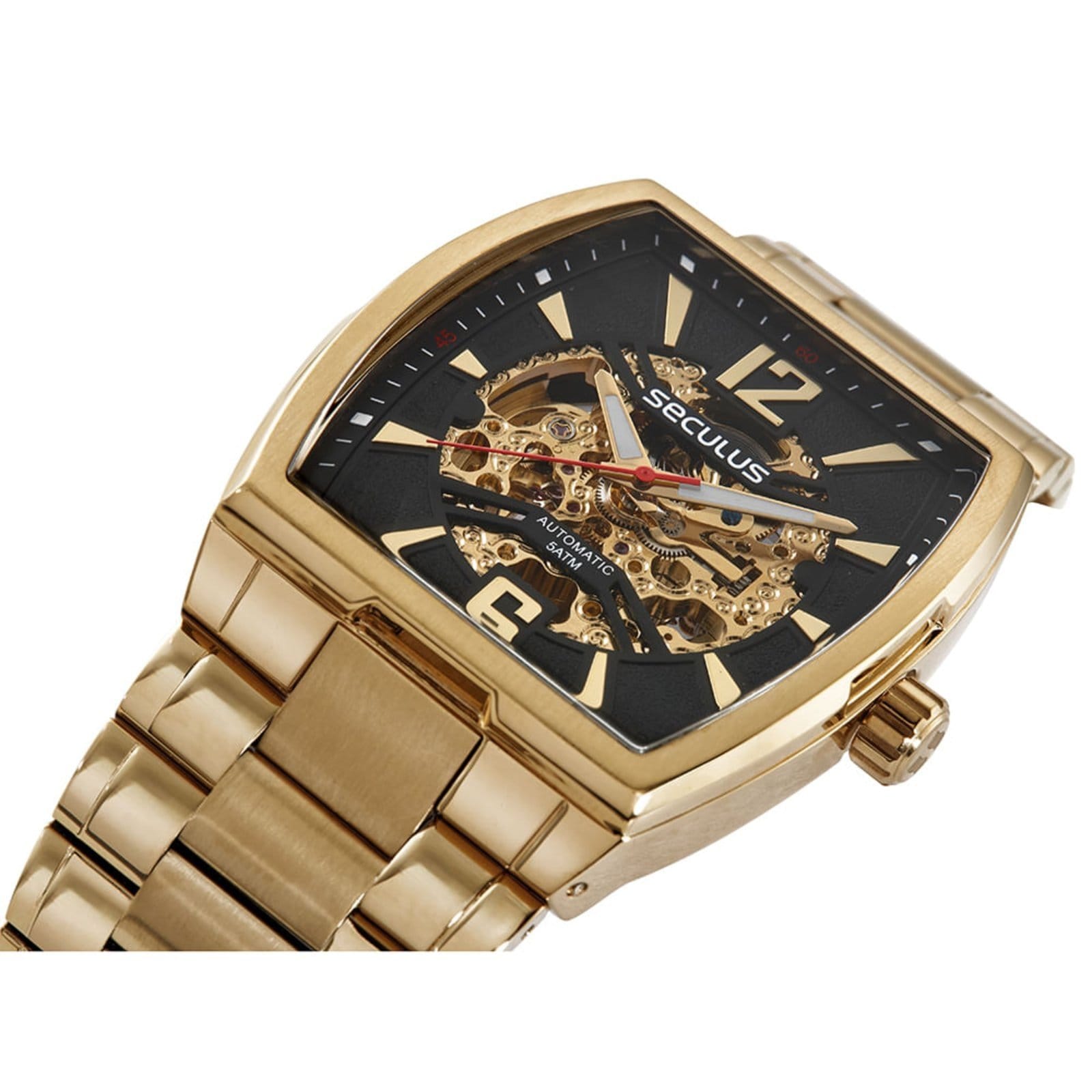 Relógio Masculino Automático Aço Vidro Abaulado - 2