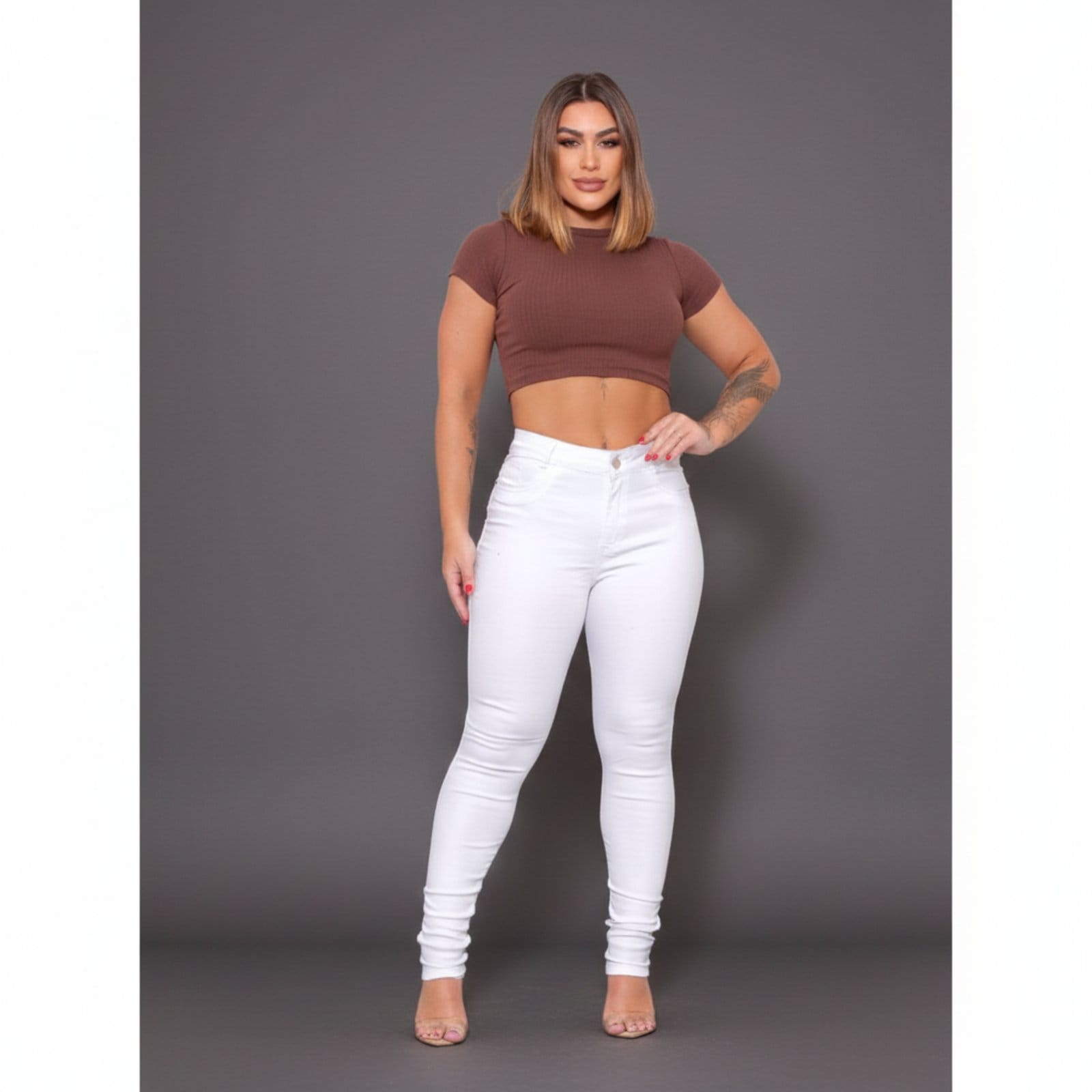 Calça Skinny Branca