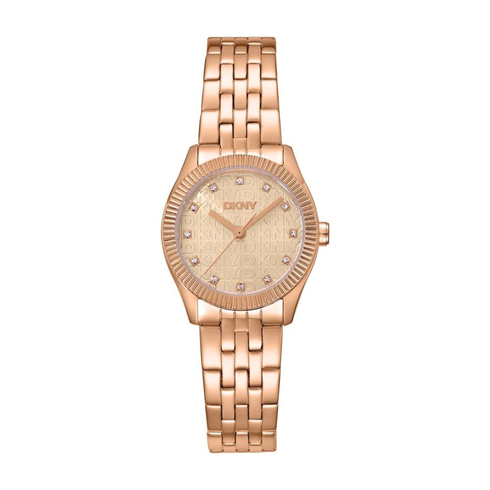 Relógio Feminino DKNY Crosswalk Rose Gold Donna Karan