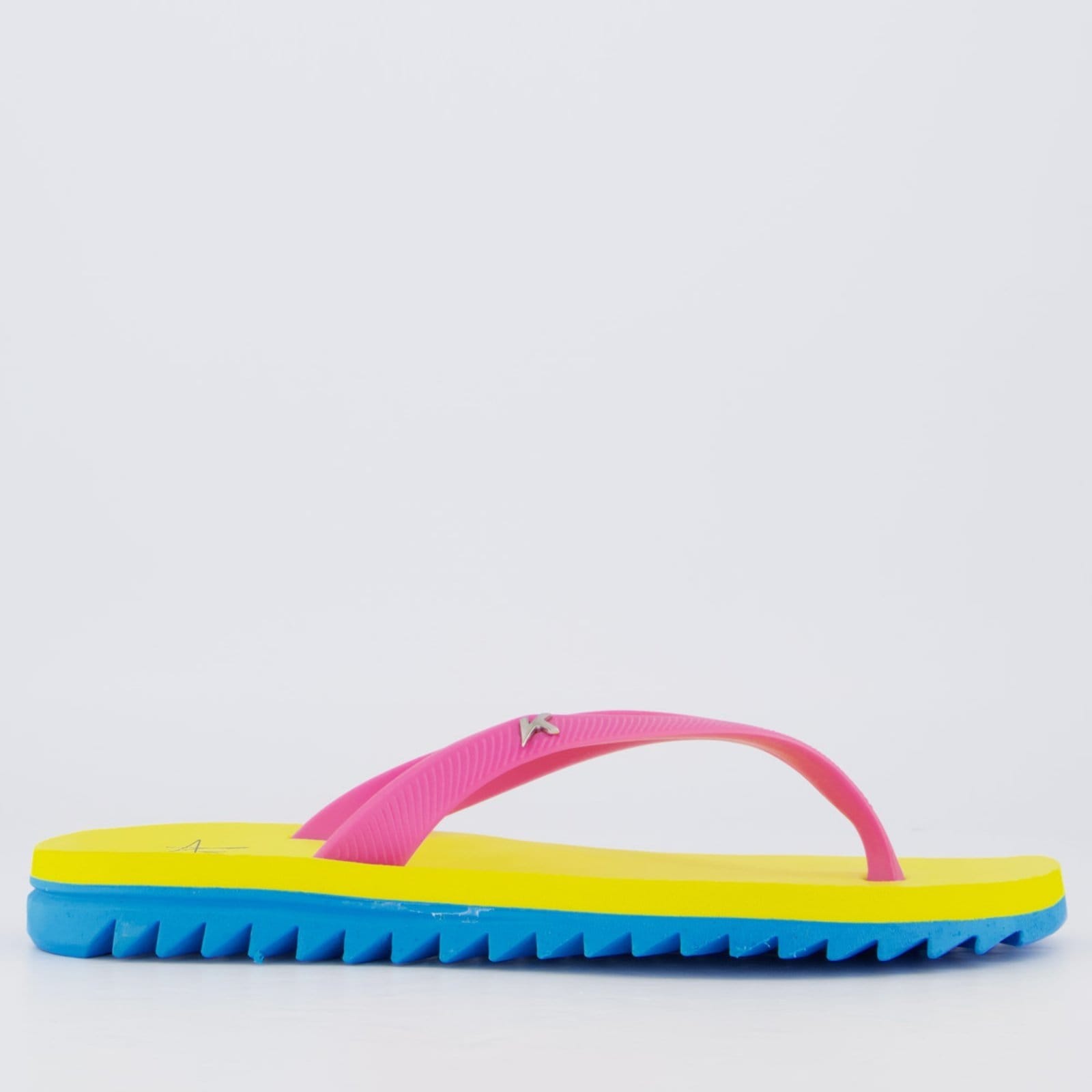 Vista 2 Chinelo Kenner Ibiza Anitta Feminino 745 amarelo