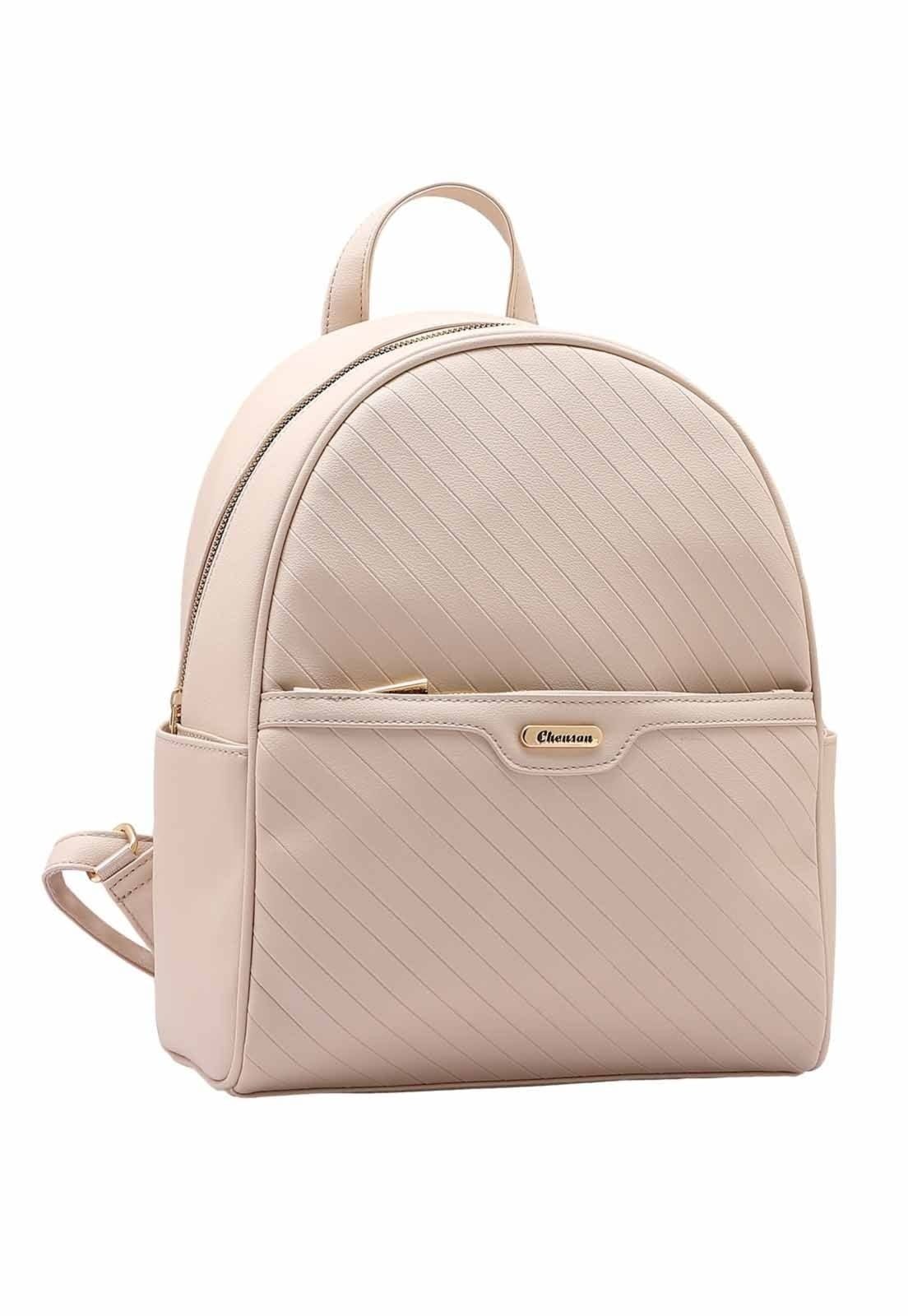 Mochila Feminina Chenson Original Matelassê Diagonal Costas 8484893