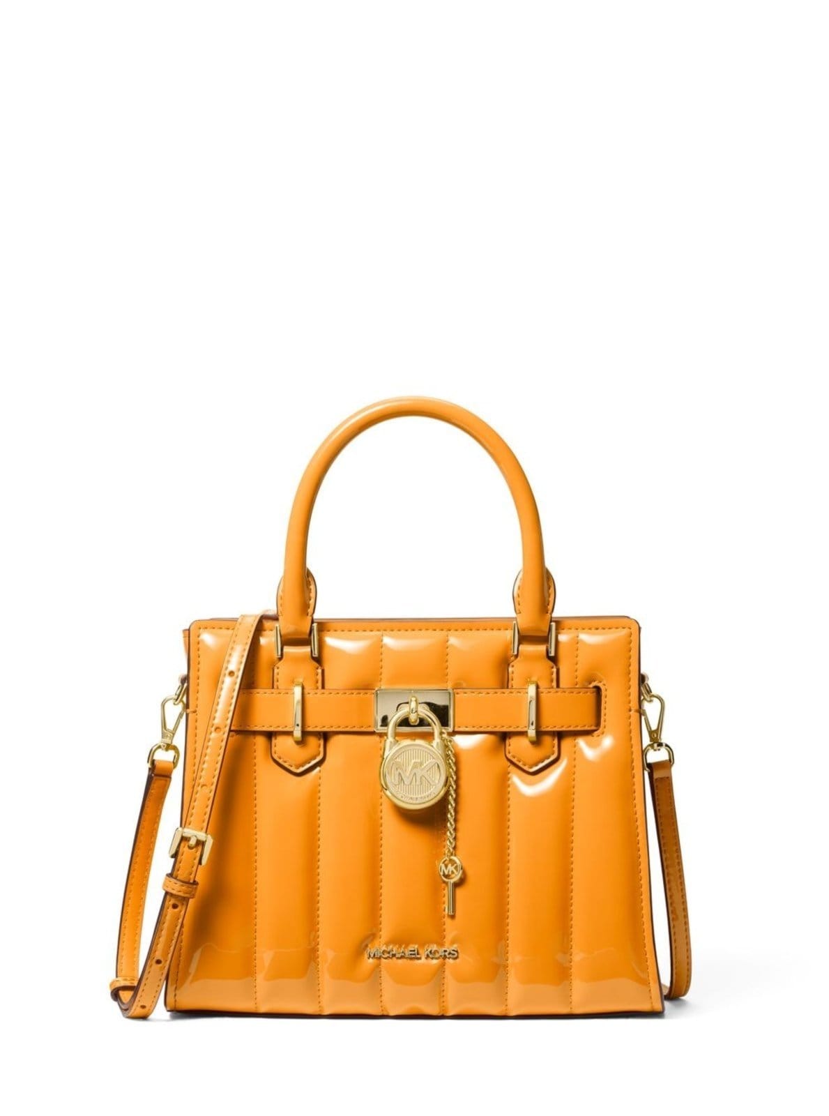 Vista principal Bolsa Tiracolo Hamilton Pequena 35T5ghms1a890 Michael Kors laranja