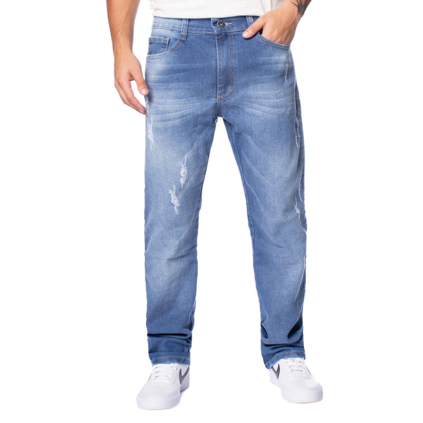 Calça Jeans Masculina Gangster Slim