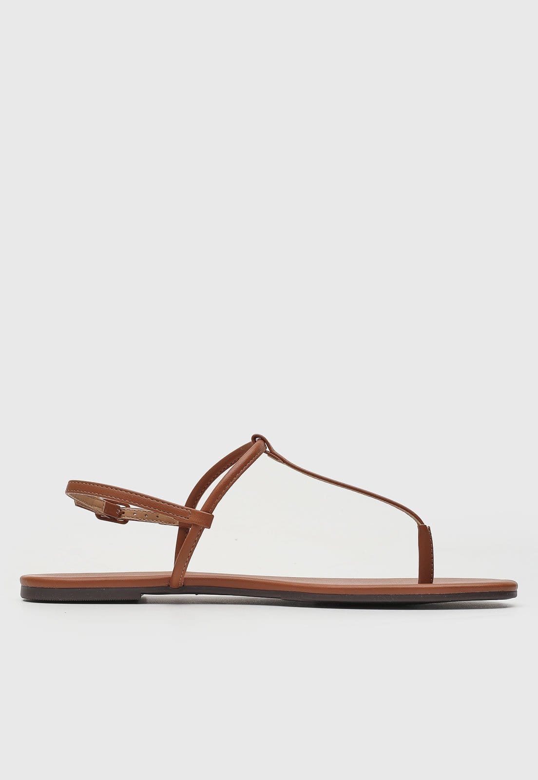 Vista 2 Rasteira Anacapri Nó Anacapri caramelo