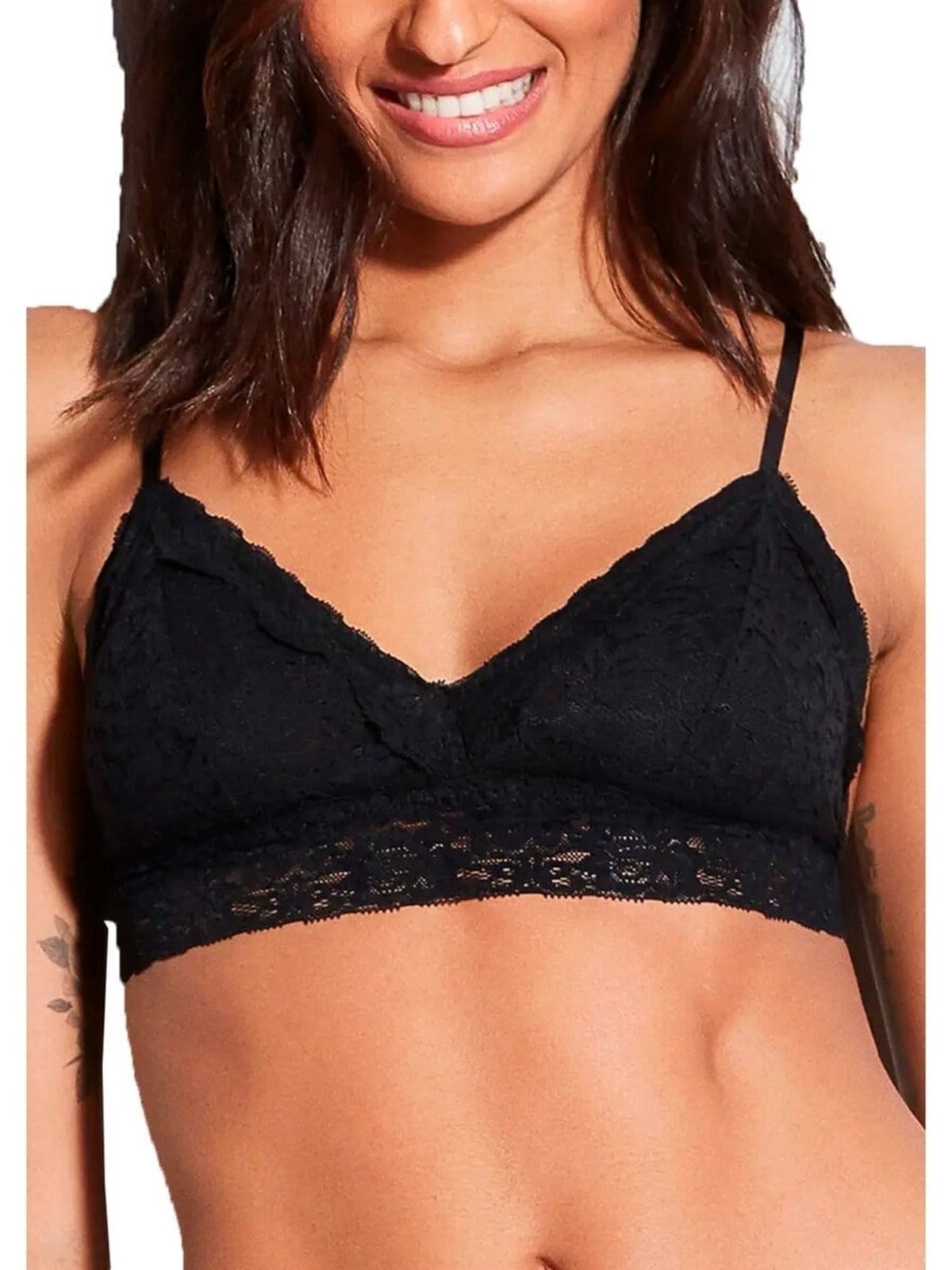 Vista 2 Kit com 4 Top sem Aro com Bojo Removível Hope L12273 Hope preto