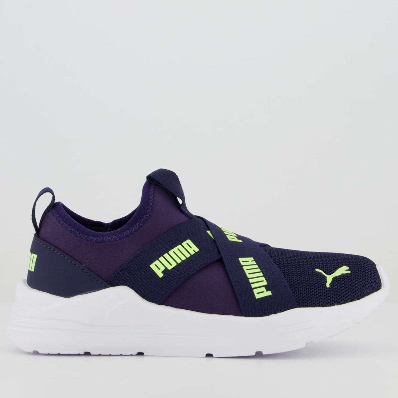 Tênis Puma Wired Run Slip On Marinho