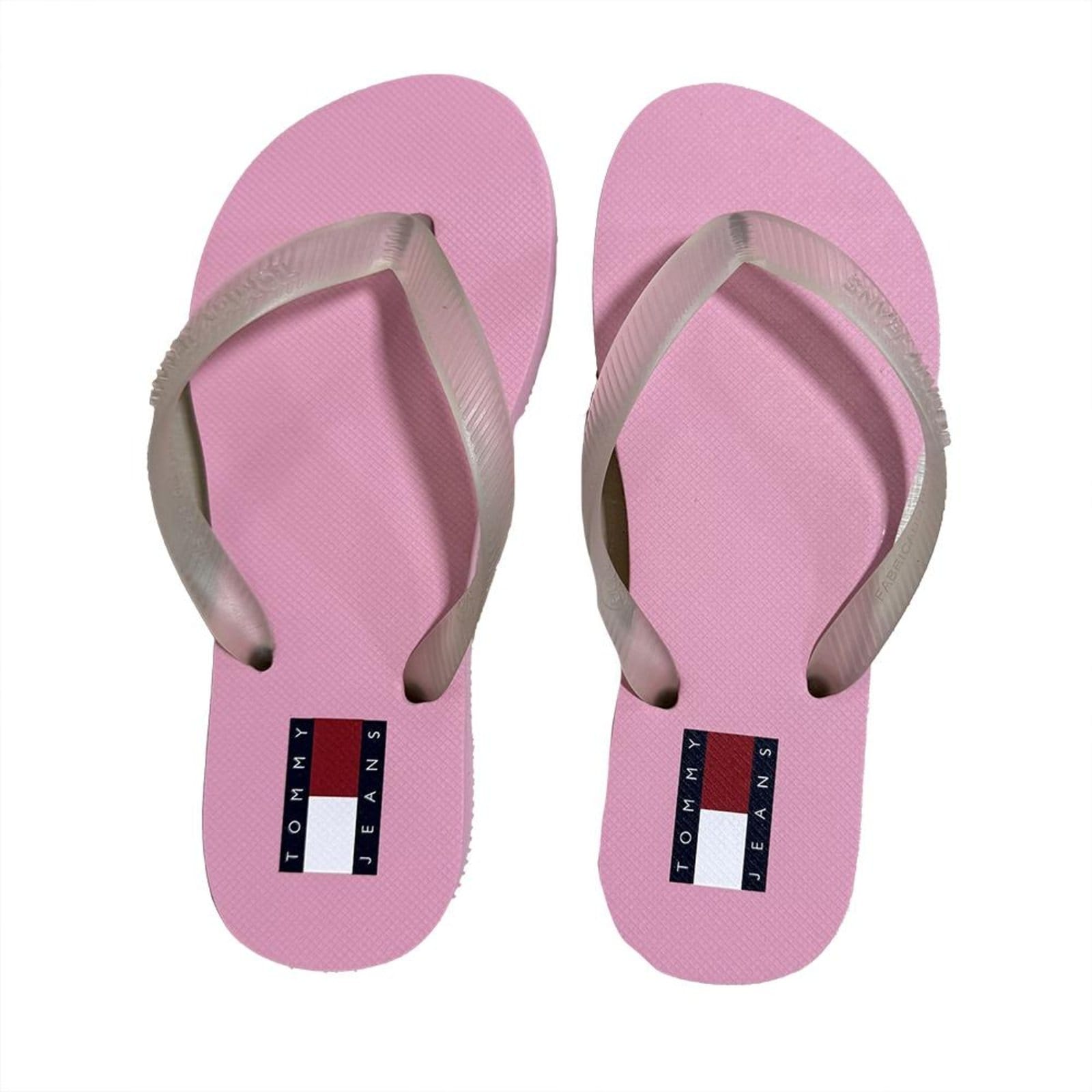 Chinelo Tommy Hilfiger TJW Logo Flip Flop Delicate Pink