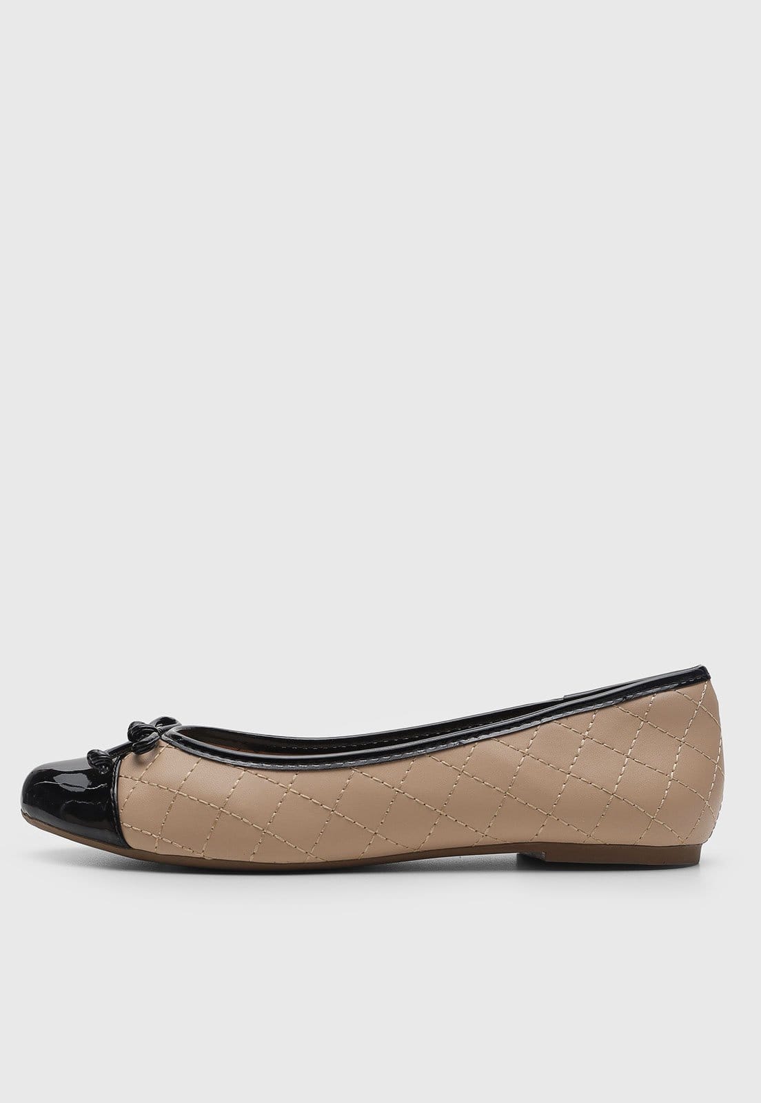 Sapatilha Feminina Via Uno Matelassê Bicolor