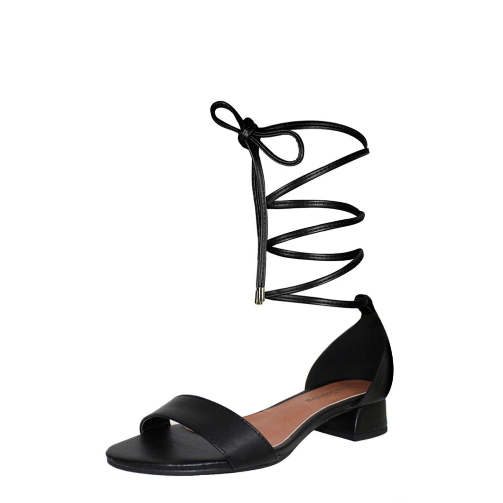 Vista 2 Sandália Troca Tira Salto Baixo Grosso 3cm Luiza Sobreira Preta Mod. 2143-2 Luiza Sobreira preto