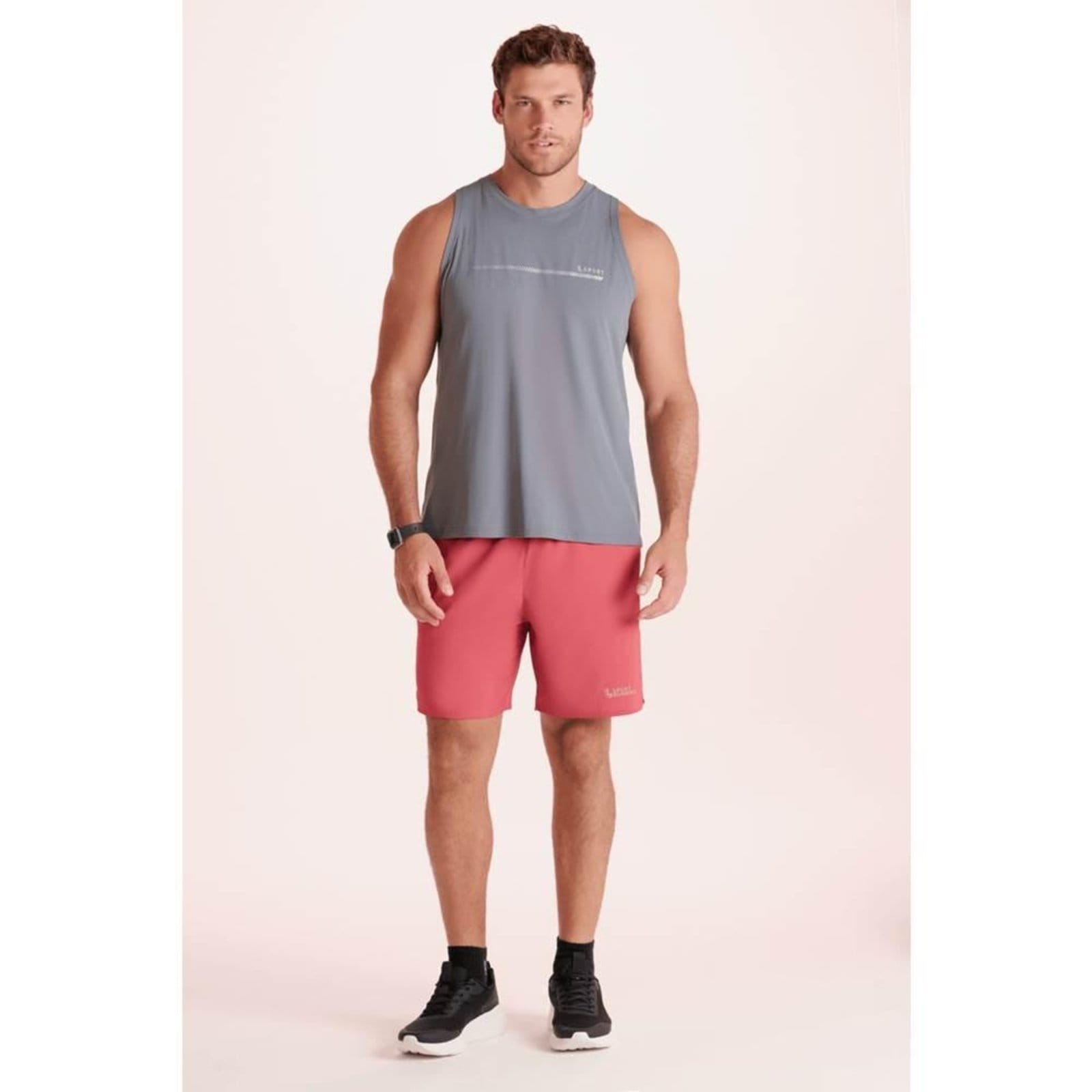 Bermuda Masculina Lupo Dry Cinza G 76107