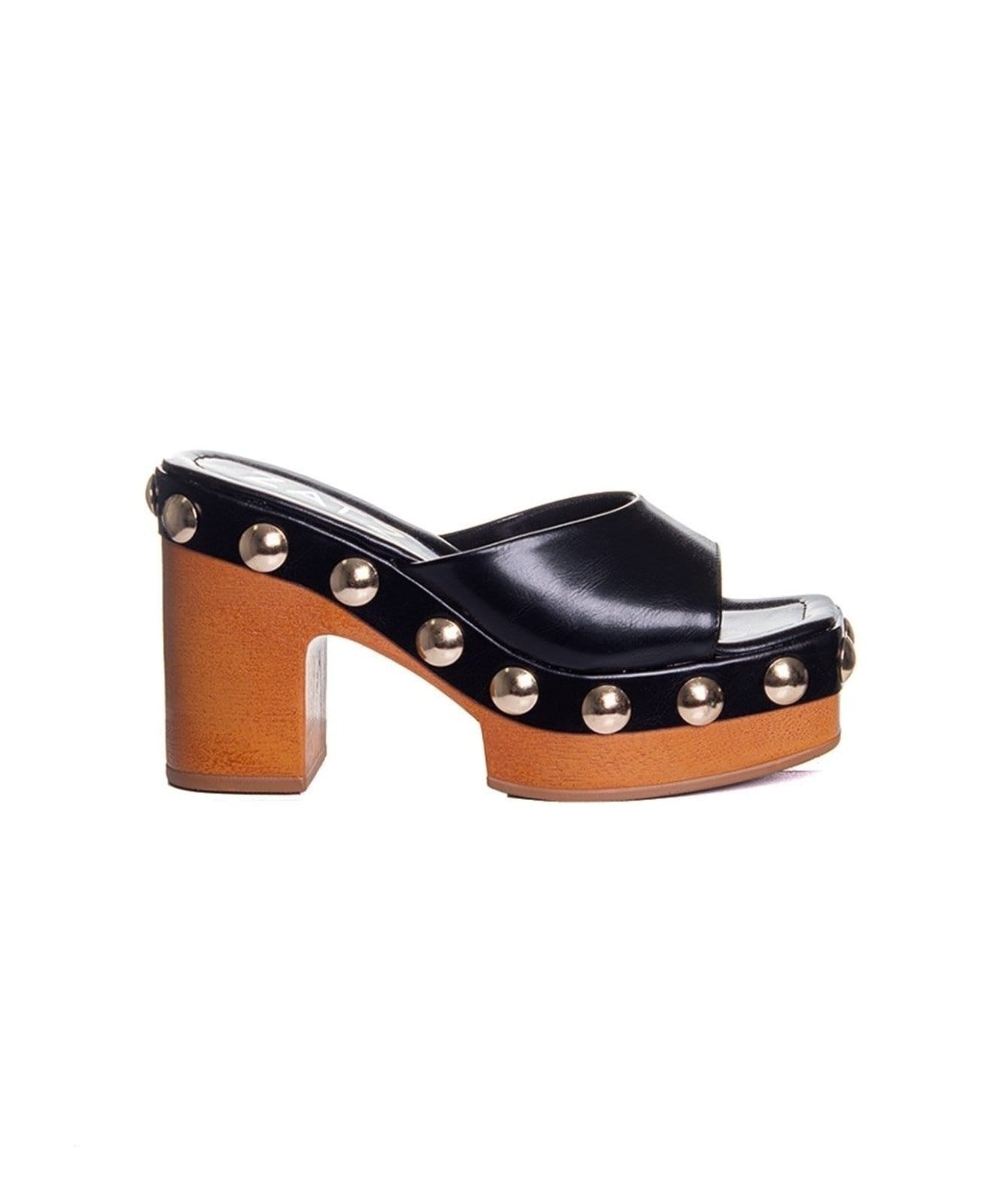 Tamanco Zatz Salto Alto Preto