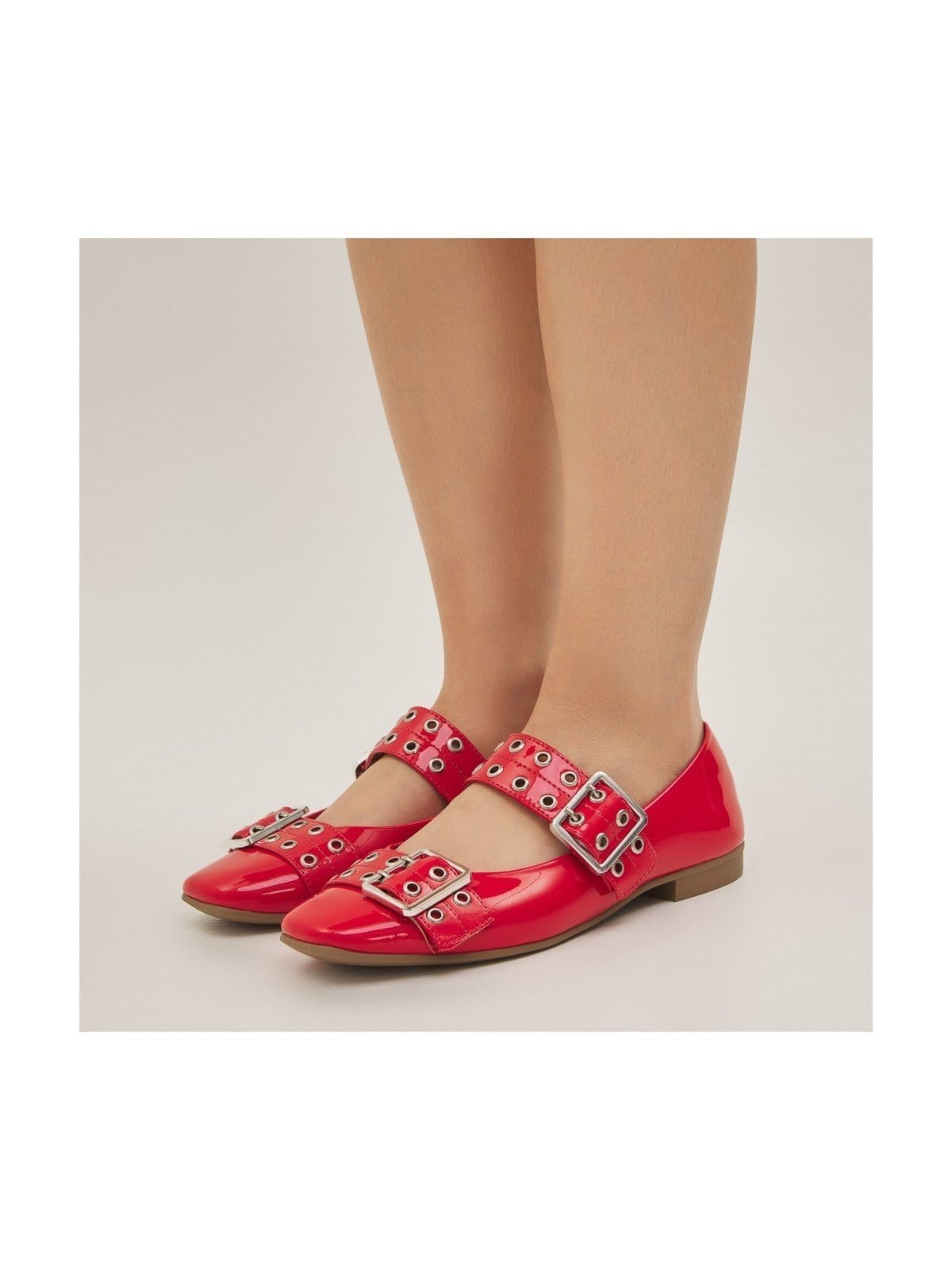 Vista 2 SAPATILHA LIA DI VALENTINI VERNIZ Di Valentini vermelho