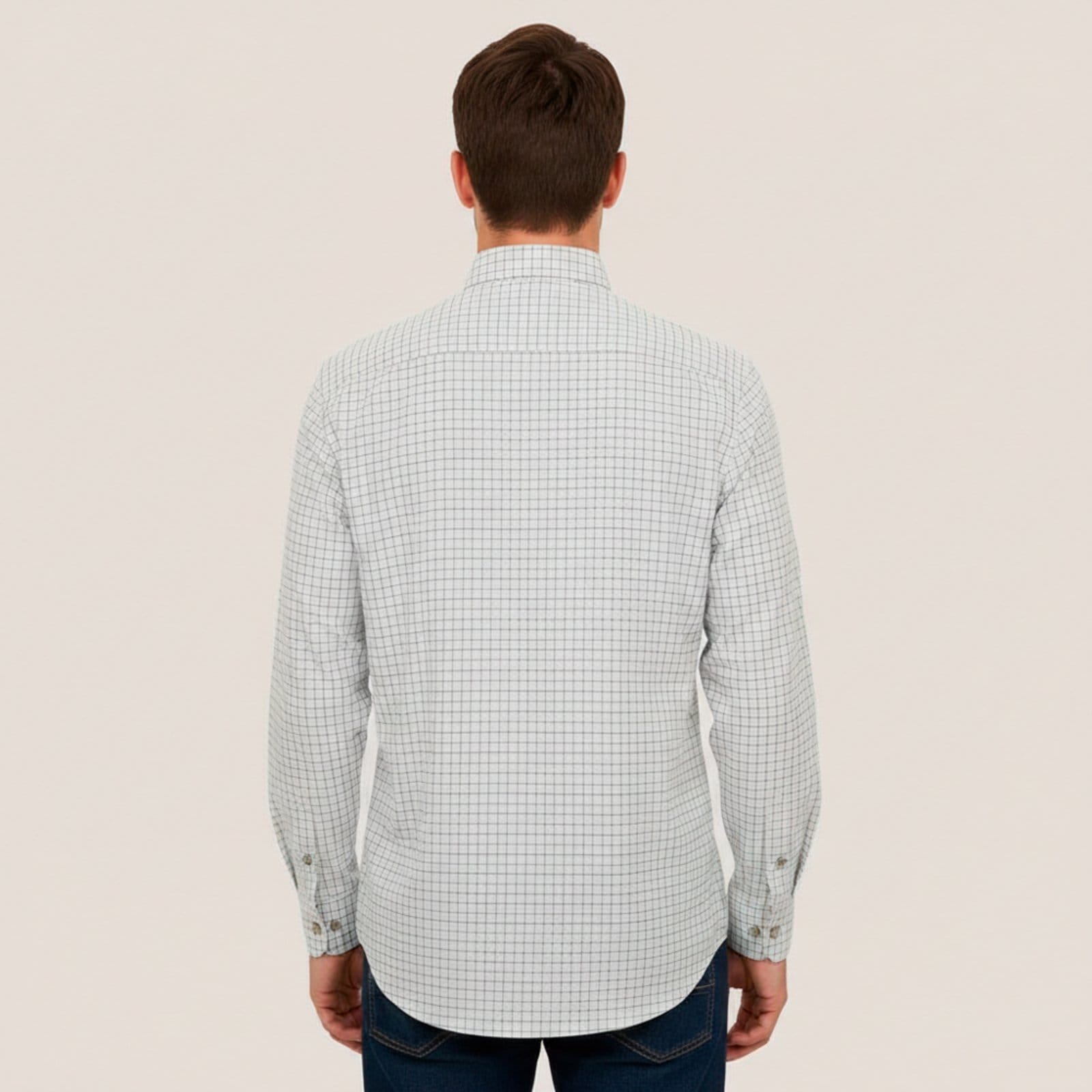 Camisa Dudalina Slim Oxford Xadrez Ou26 Masculino - 2