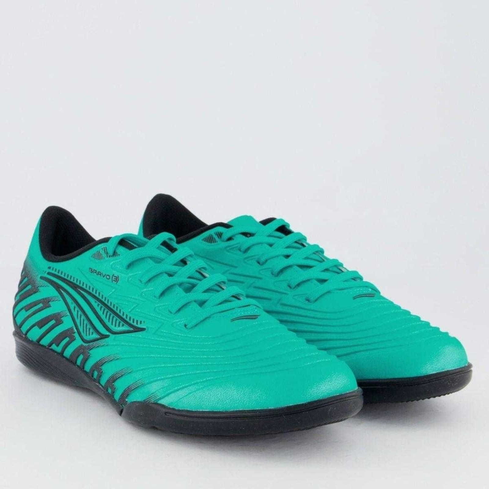 Vista 2 Chuteira Futsal Penalty Bravo 3.0 Penalty azul