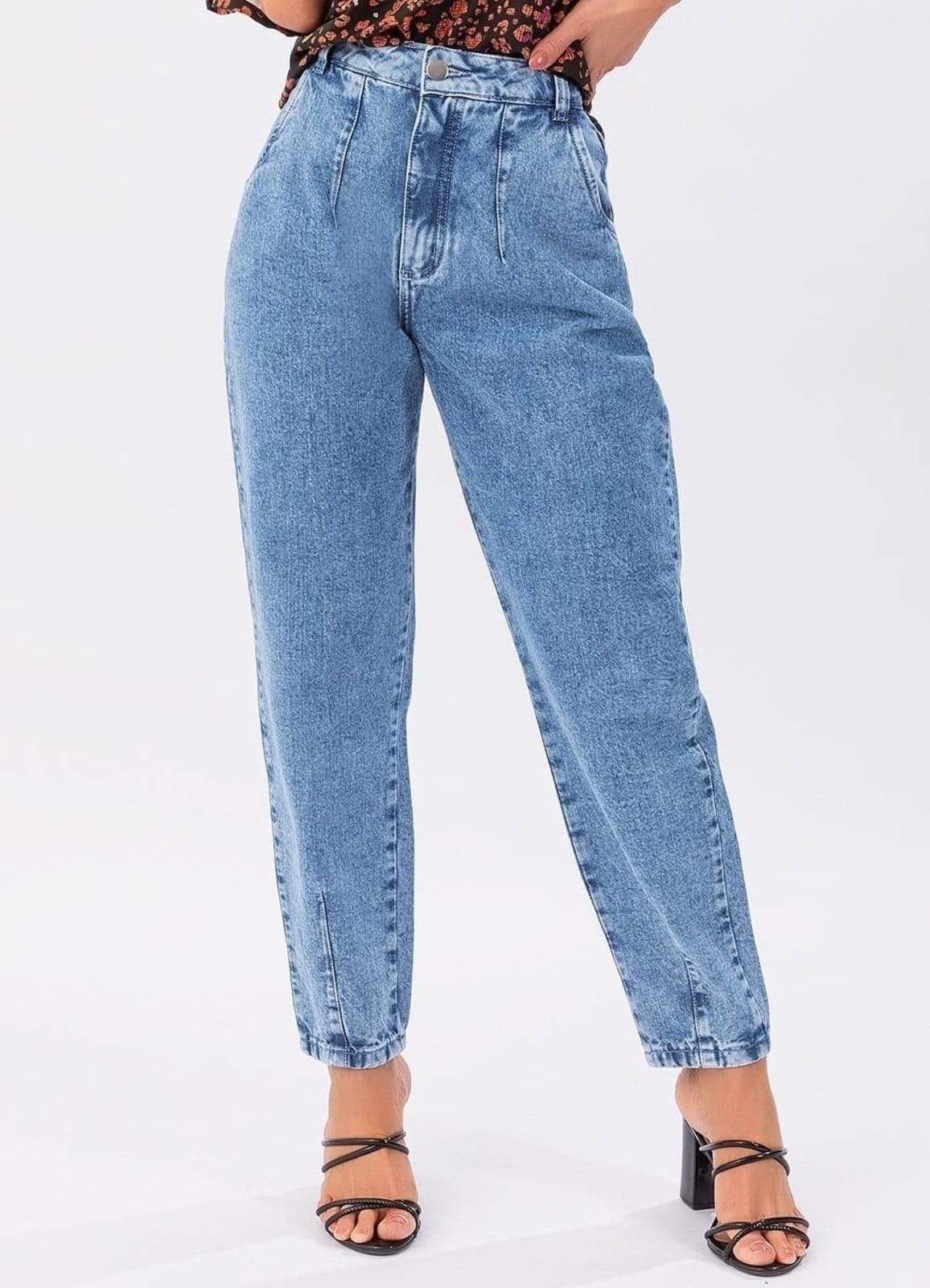 Calça Em Jeans Claro