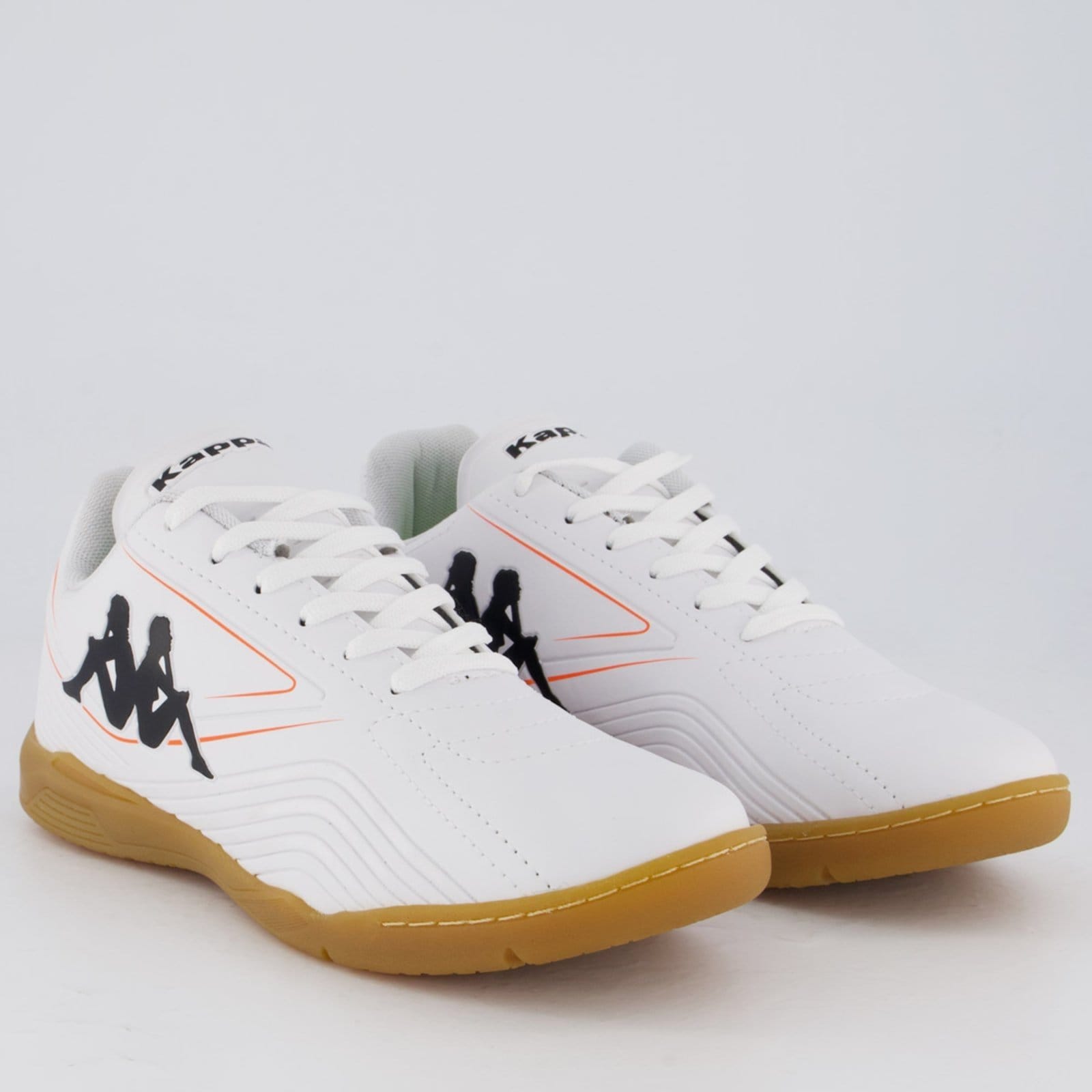 Vista 2 Chuteira Kappa Turin Futsal Branca Kappa branco