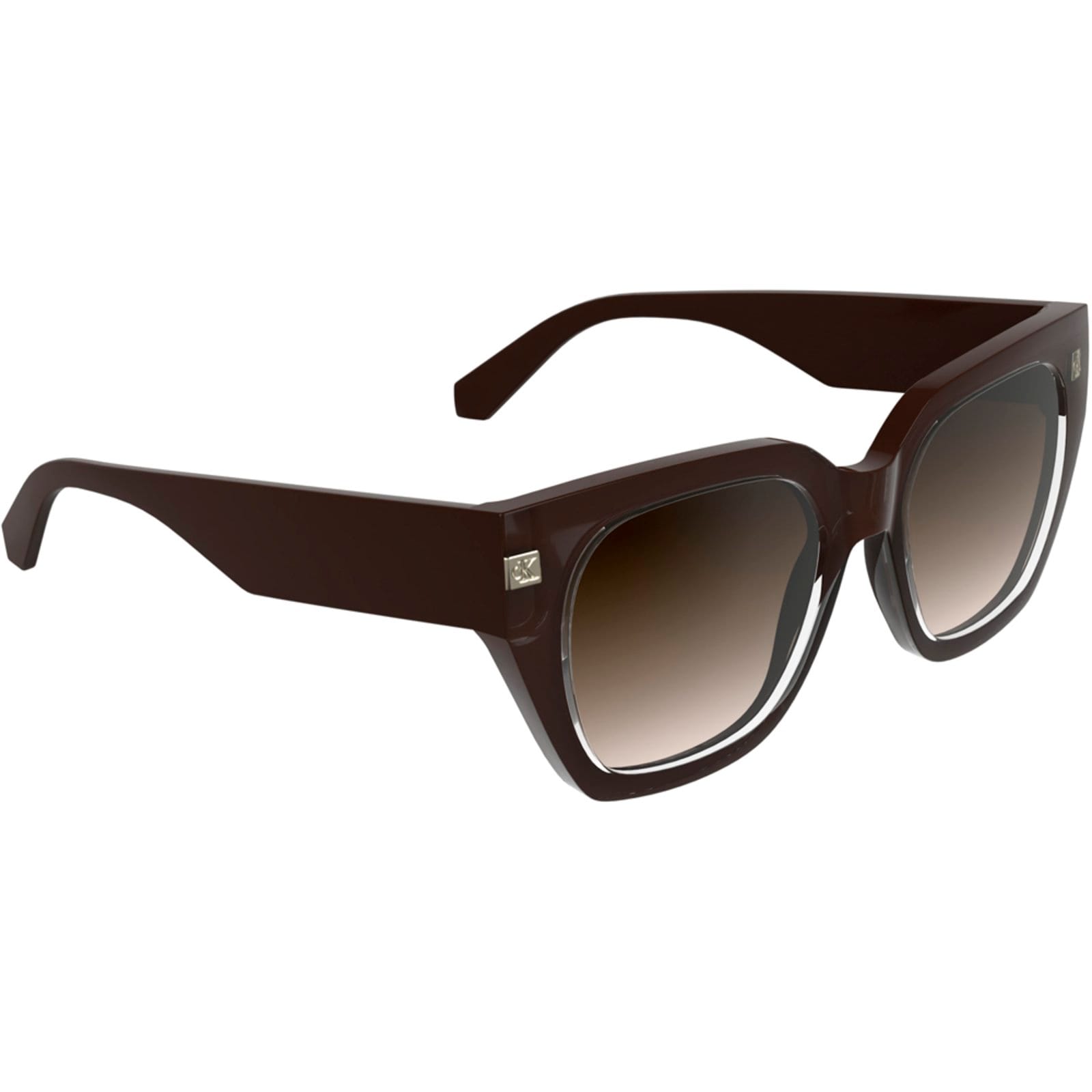 Vista 2 Óculos de Sol Calvin Klein CKJ25620S 210 Feminino Calvin Klein Jeans marrom