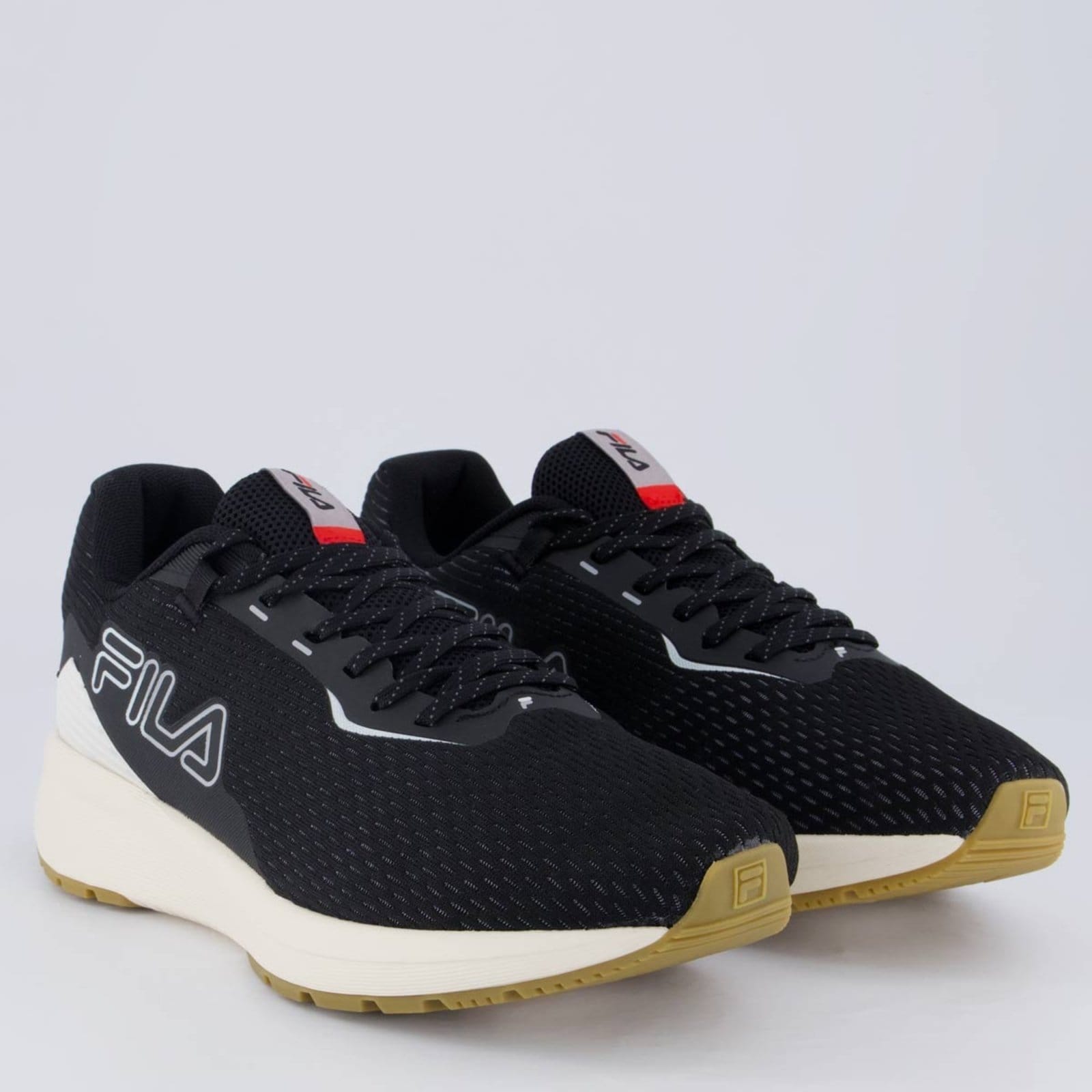 Vista 2 Tênis Fila Ride 2 e Bege Fila preto