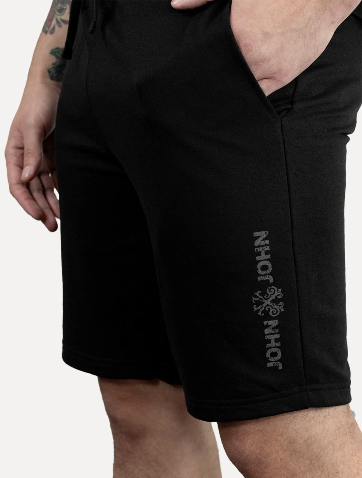 Vista 2 Bermuda John John Masculina Moletom Gray New Basic Preta John John preto