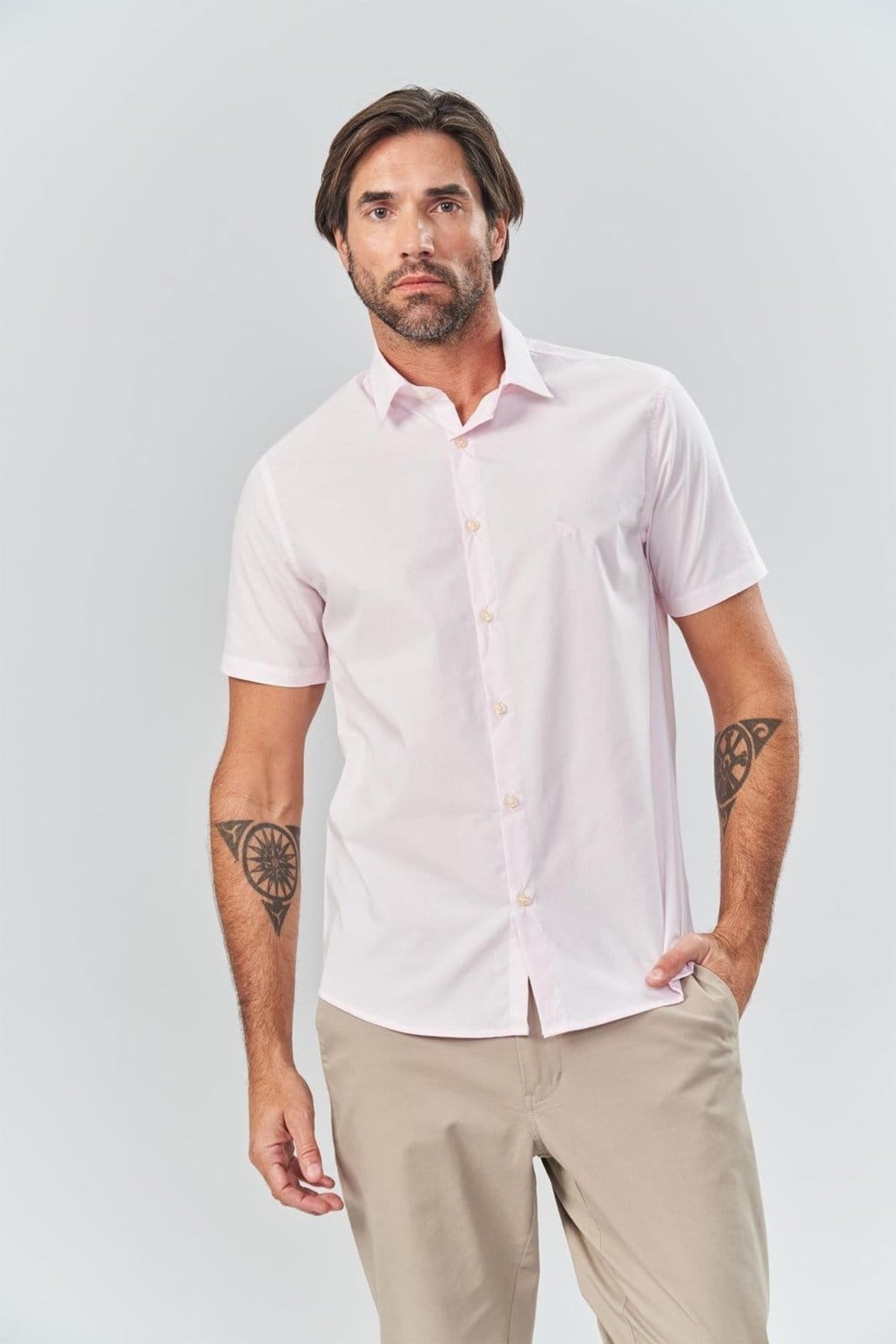 Camisa Basic Masculina Acostamento