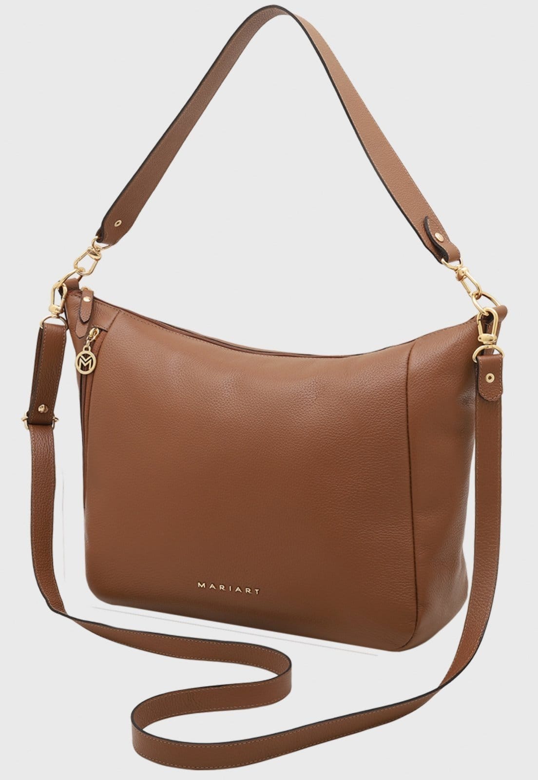 Bolsa Transversal Couro Mariart Lagos Camel