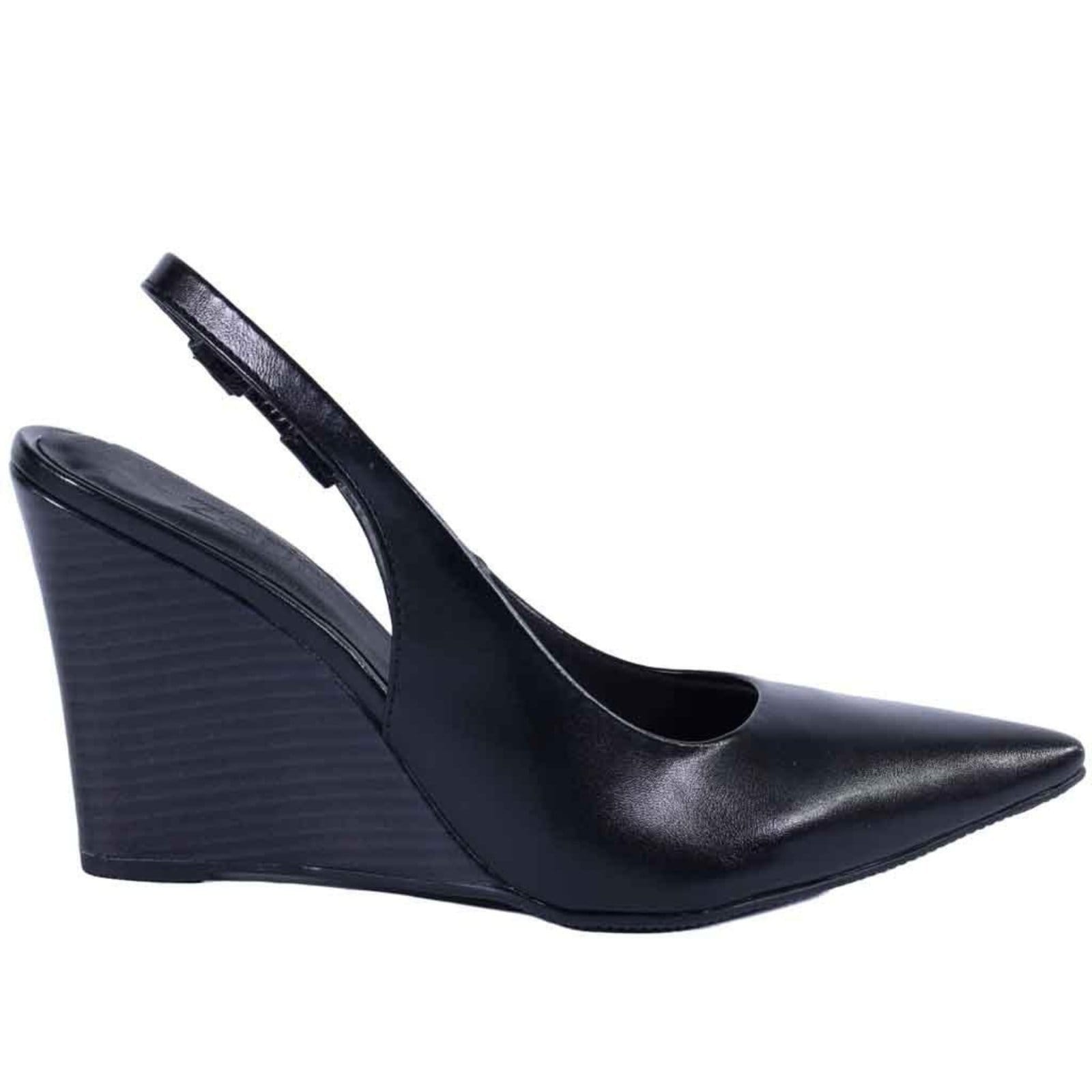 Scarpin Feminino Zariff Slingback com Salto Anabela 4634-89161 Preto