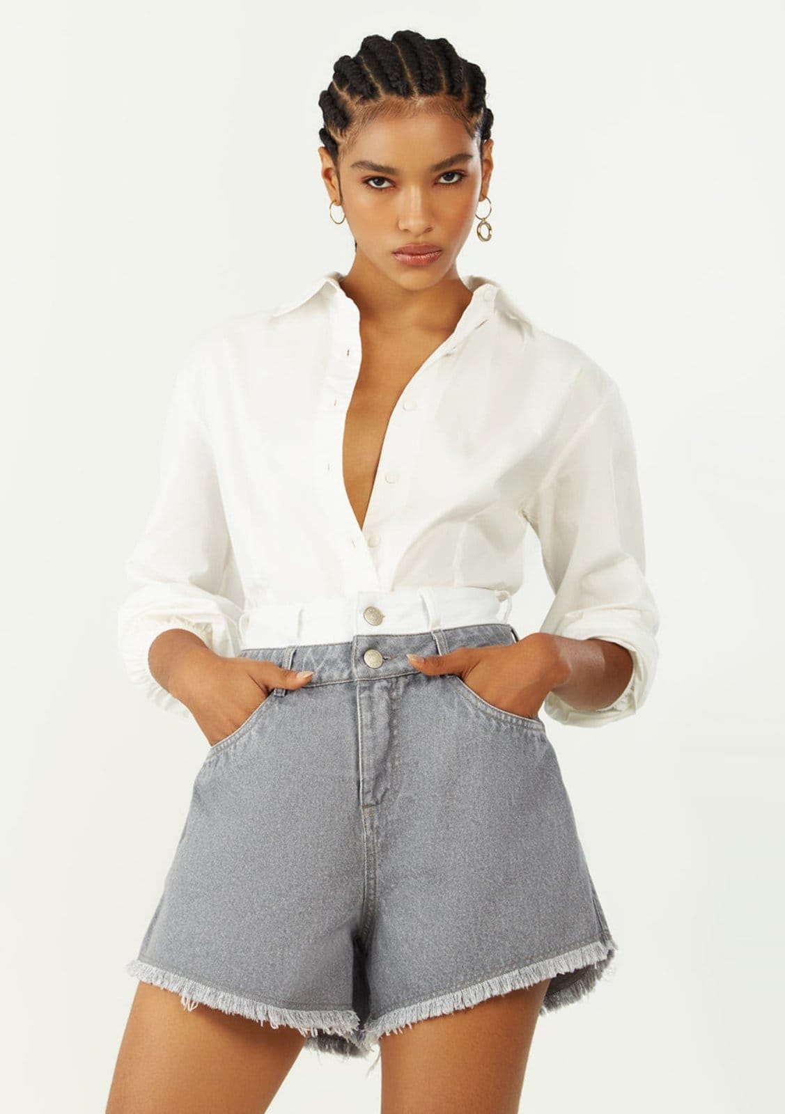 Shorts Zinco Reto Alta