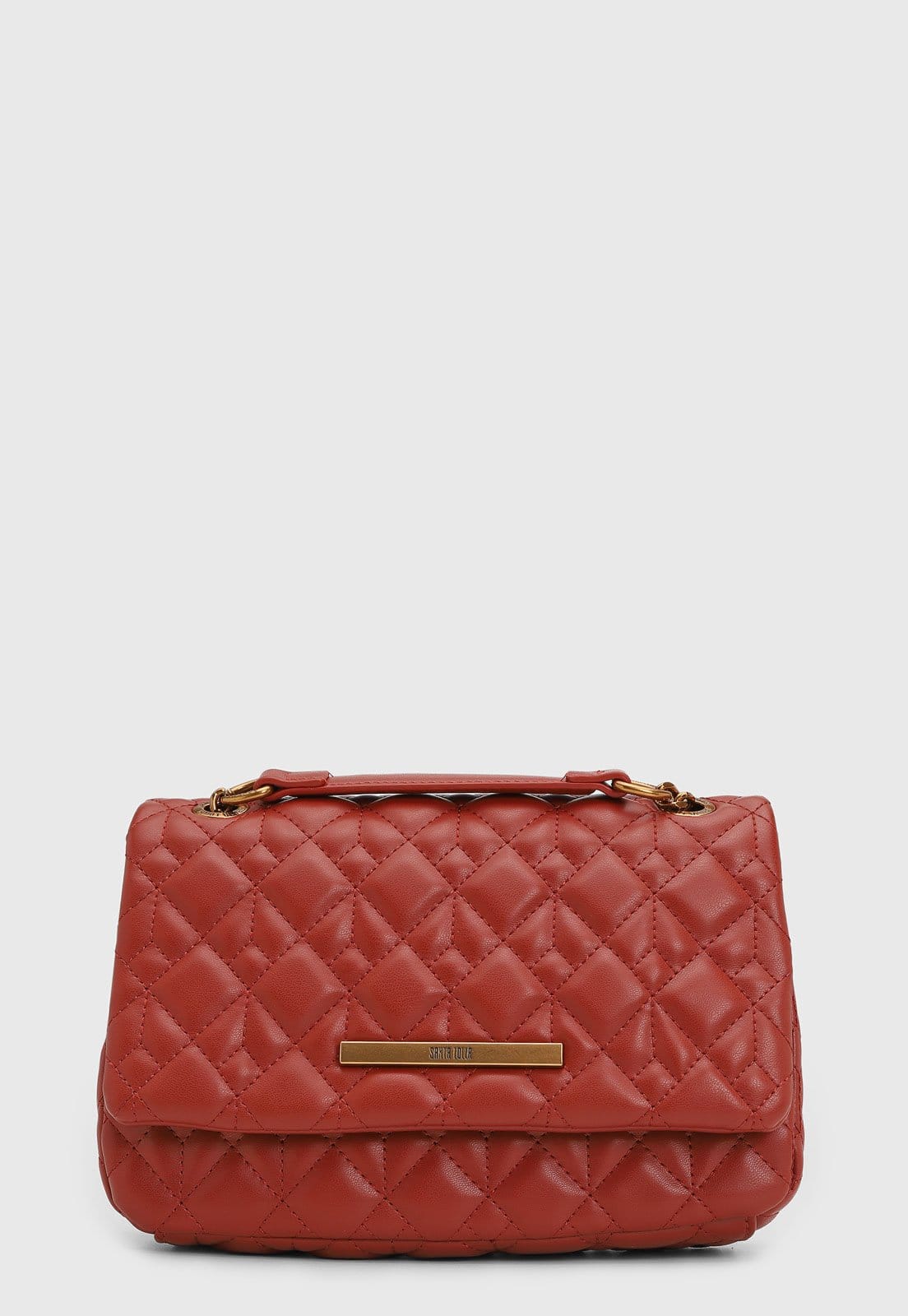 Vista principal Bolsa Feminina Santa Lolla Matelassê Vermelha Santa Lolla vermelho