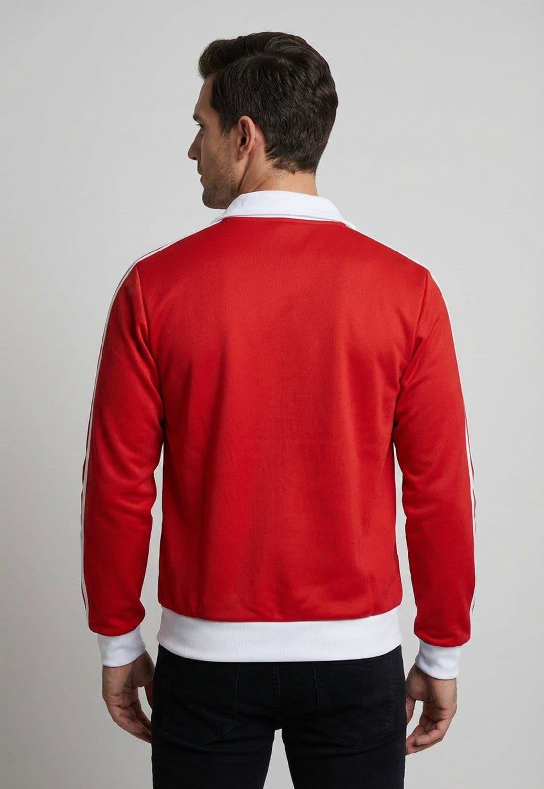 Vista 2 Jaqueta Masculina adidas Originals Classic TT Vermelha adidas Originals vermelho