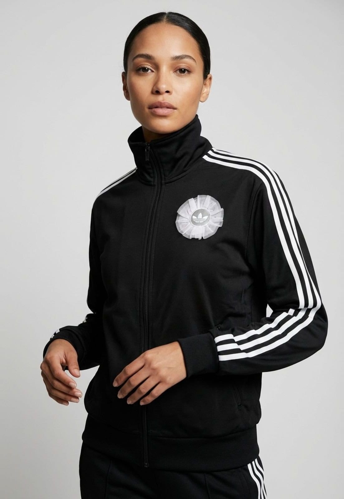 Jaqueta Feminina adidas Originals Tulle FB TT Preta