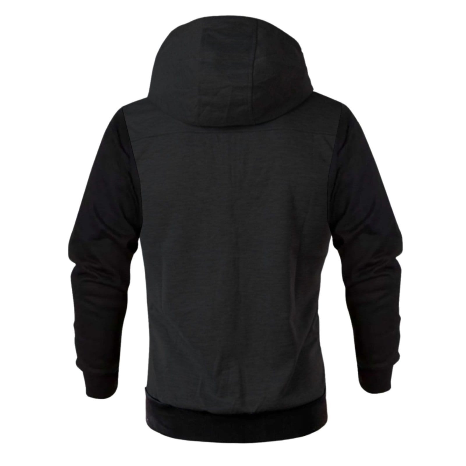 Vista 2 Jaqueta de Moletom Relaxado Com Ziper Masculina Camuflada Relaxado preto