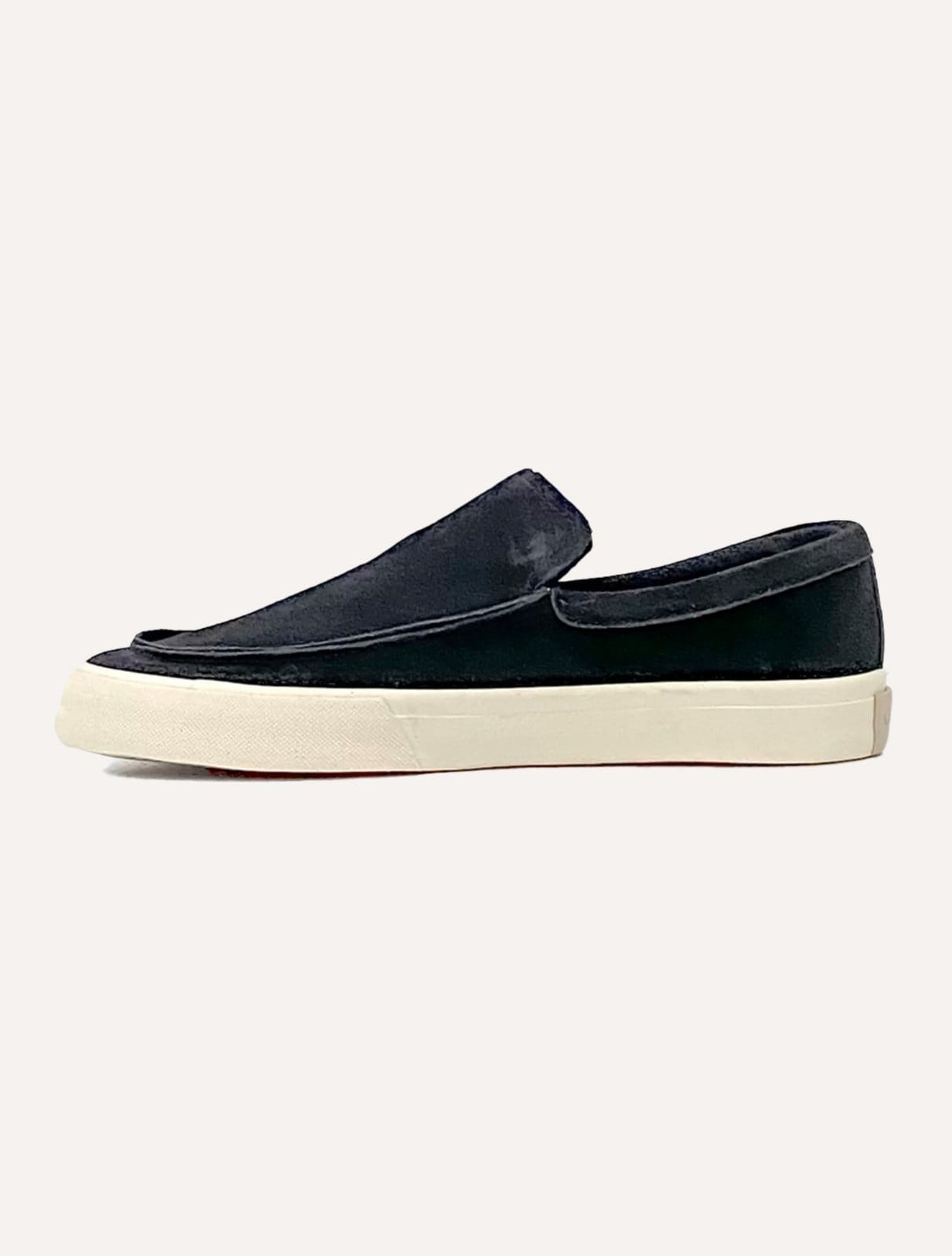 Vista 2 Tênis Aramis Masculino Slip On Easy Drive Suede Aramis preto