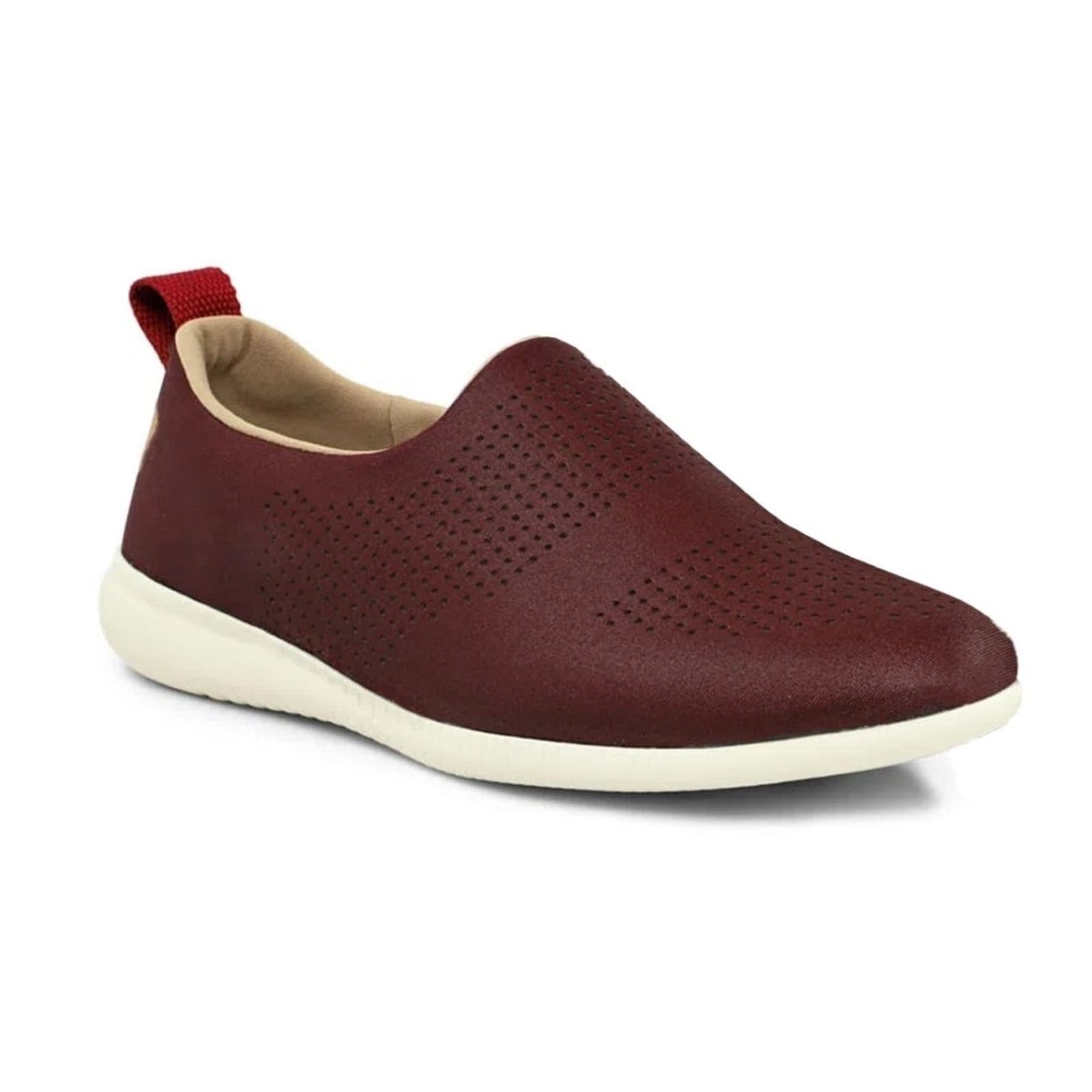 Vista principal Tênis Usaflex Feminino Slip-On Conforto AF0607 Usaflex vinho